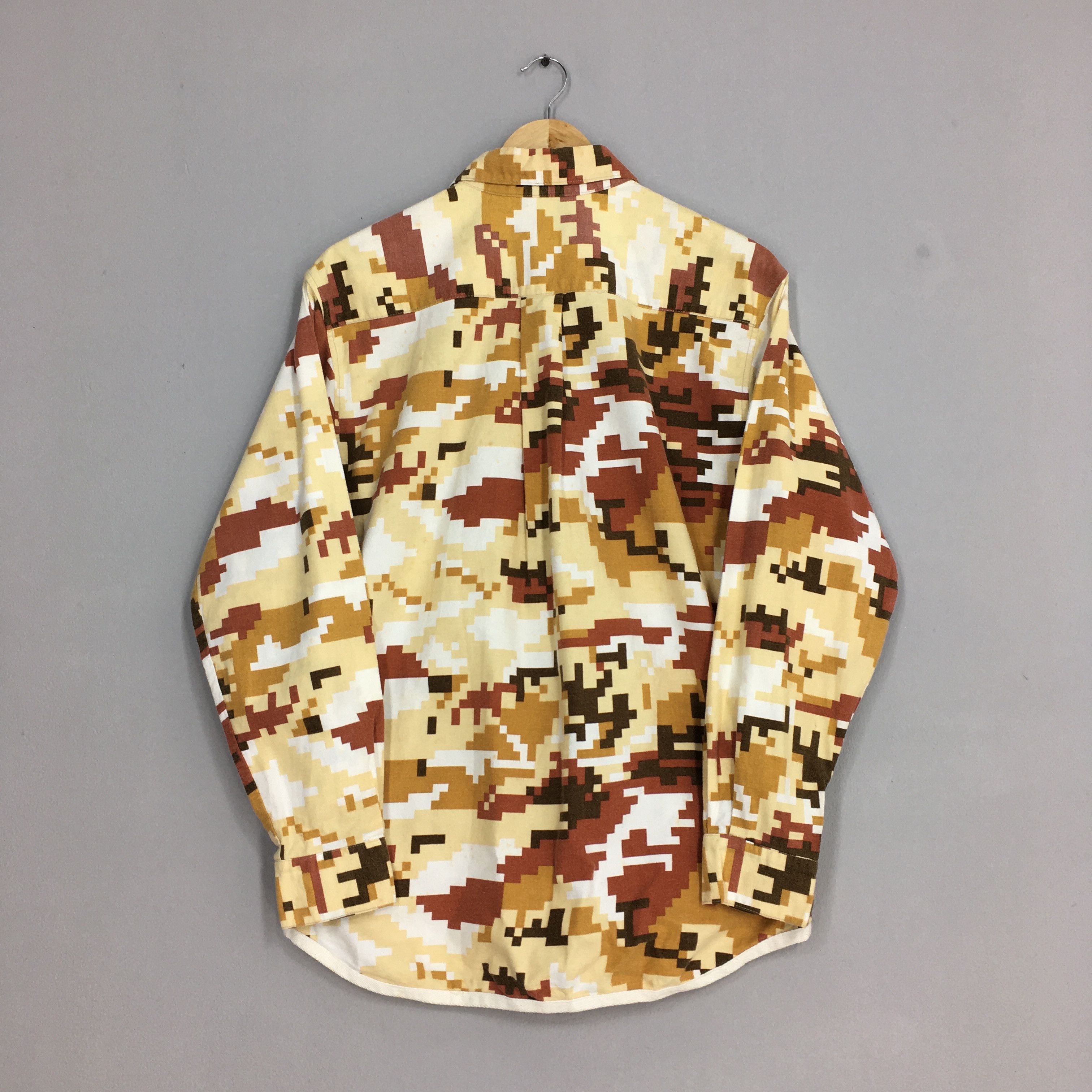 Oxxford Clothes × Vintage Vintage Button Up Tribal Native Aztec Navajo Oxfords Shirt Size US M / EU 48-50 / 2 - 8 Thumbnail