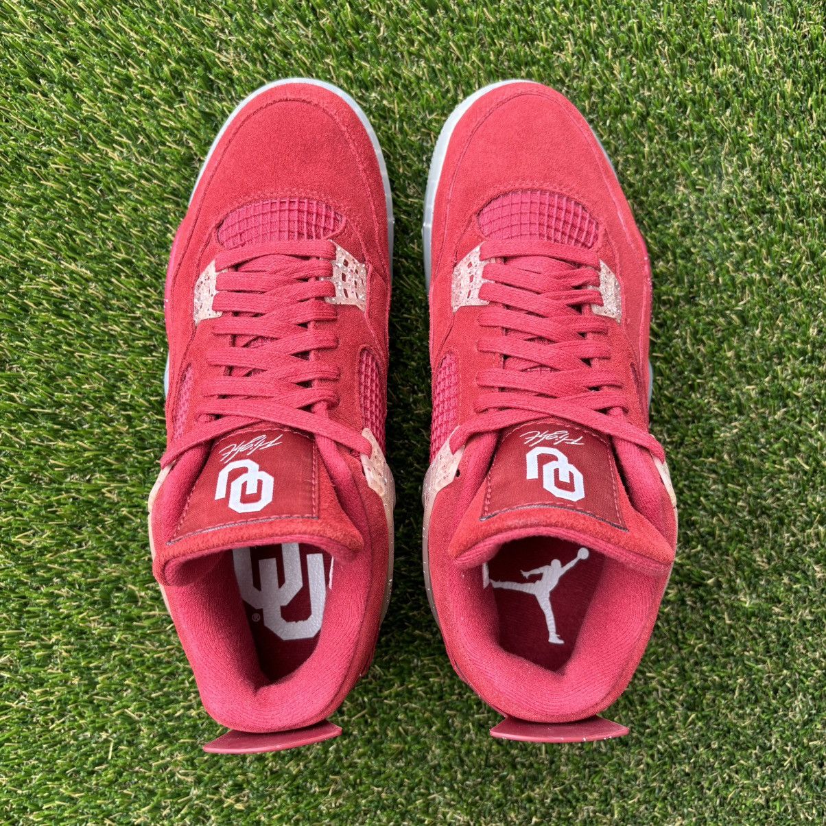 Jordan Brand Air Jordan 4 Retro PE 2018 “Oklahoma Sooners” Size 9 Size US 9 / EU 42 - 8 Thumbnail
