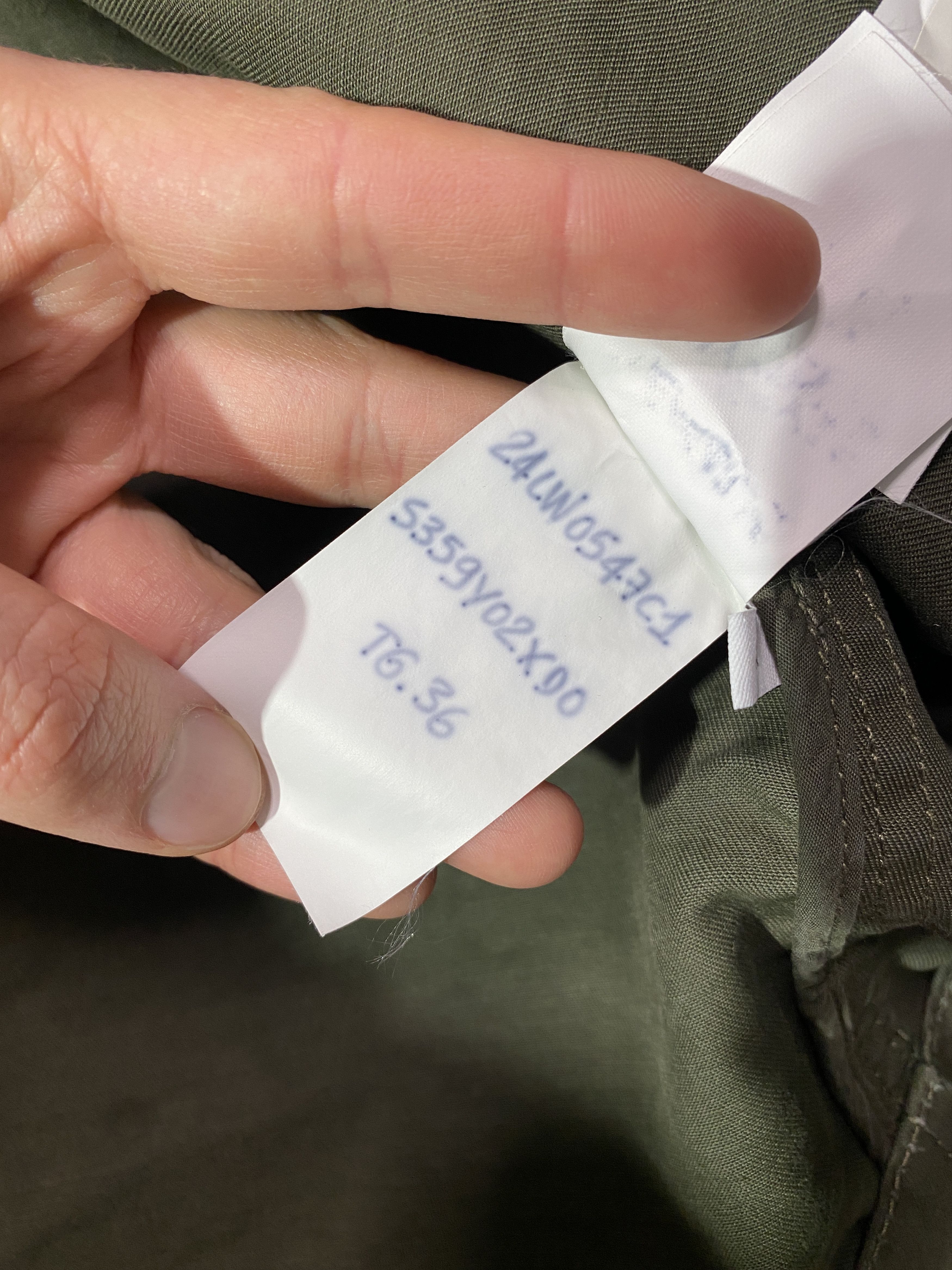 Loewe SS25 LOEWE MILITARY STYLE PROTOTYPE/SAMPLE CANVAS JACKET Size US M / EU 48-50 / 2 - 15 Thumbnail