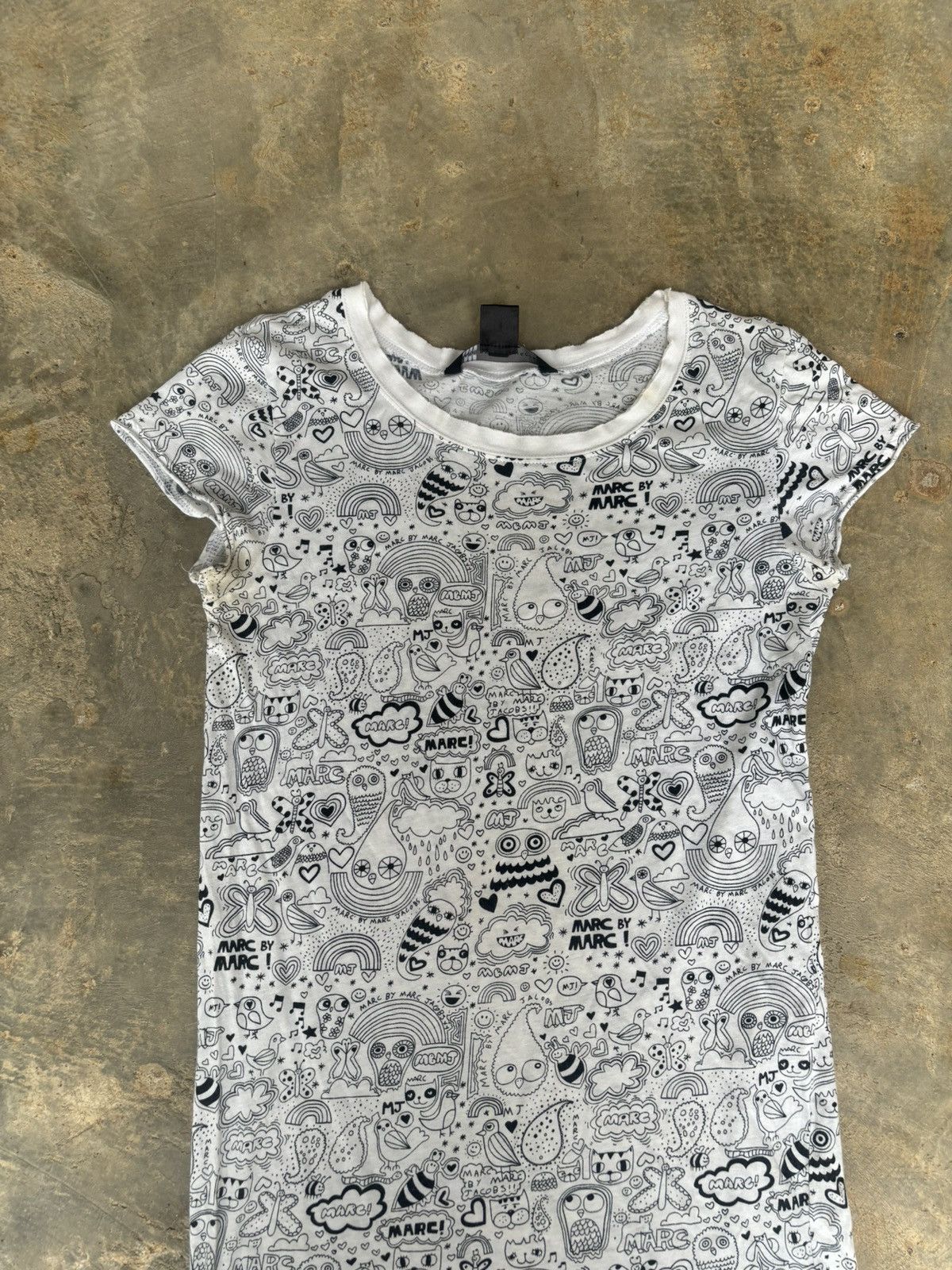 Hysteric Glamour Y2k Marc by Marc Jacobs Full Print Tshirt Size XS / US 0-2 / IT 36-38 - 2 Thumbnail