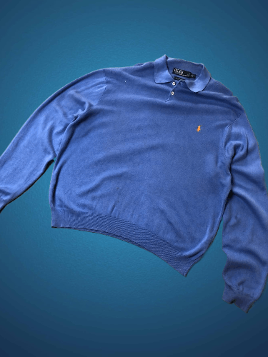 Polo Ralph Lauren Vintage 90s Polo Ralph Lauren Rugby SWEATER Size XXL Size US XXL / EU 58 / 5 - 1 Thumbnail