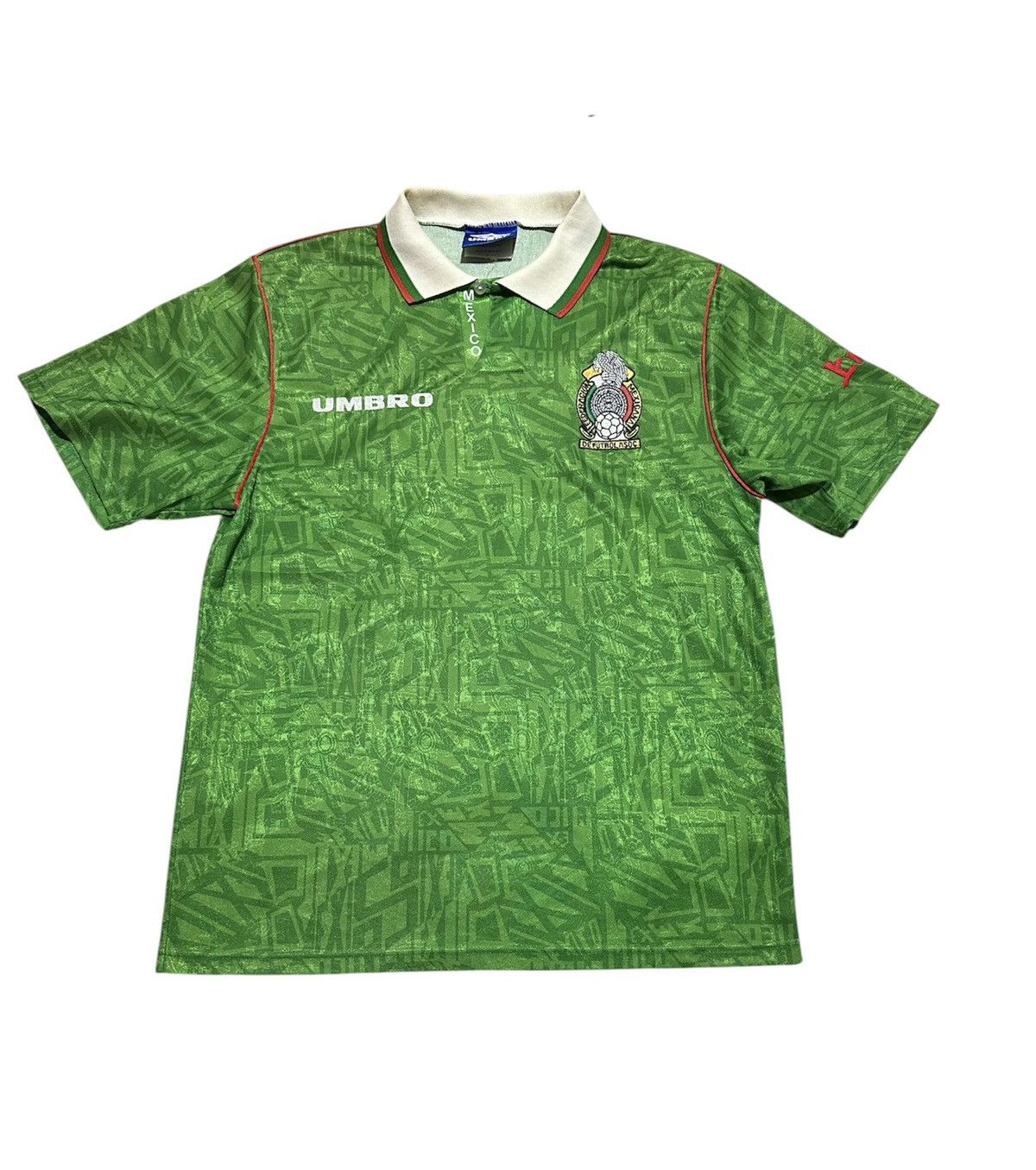 Umbro Vtg 1994 wirld cup home jersey mexico Size US M / EU 48-50 / 2 - 1 Thumbnail