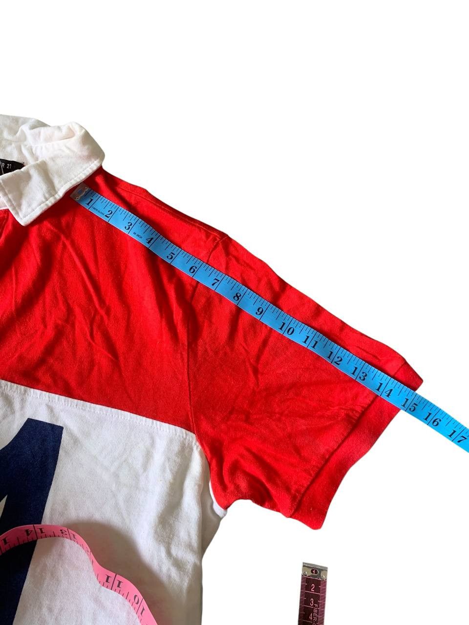 Other Spell Out USA three Color Stripe Polo Shirt Size US L / EU 52-54 / 3 - 5 Thumbnail