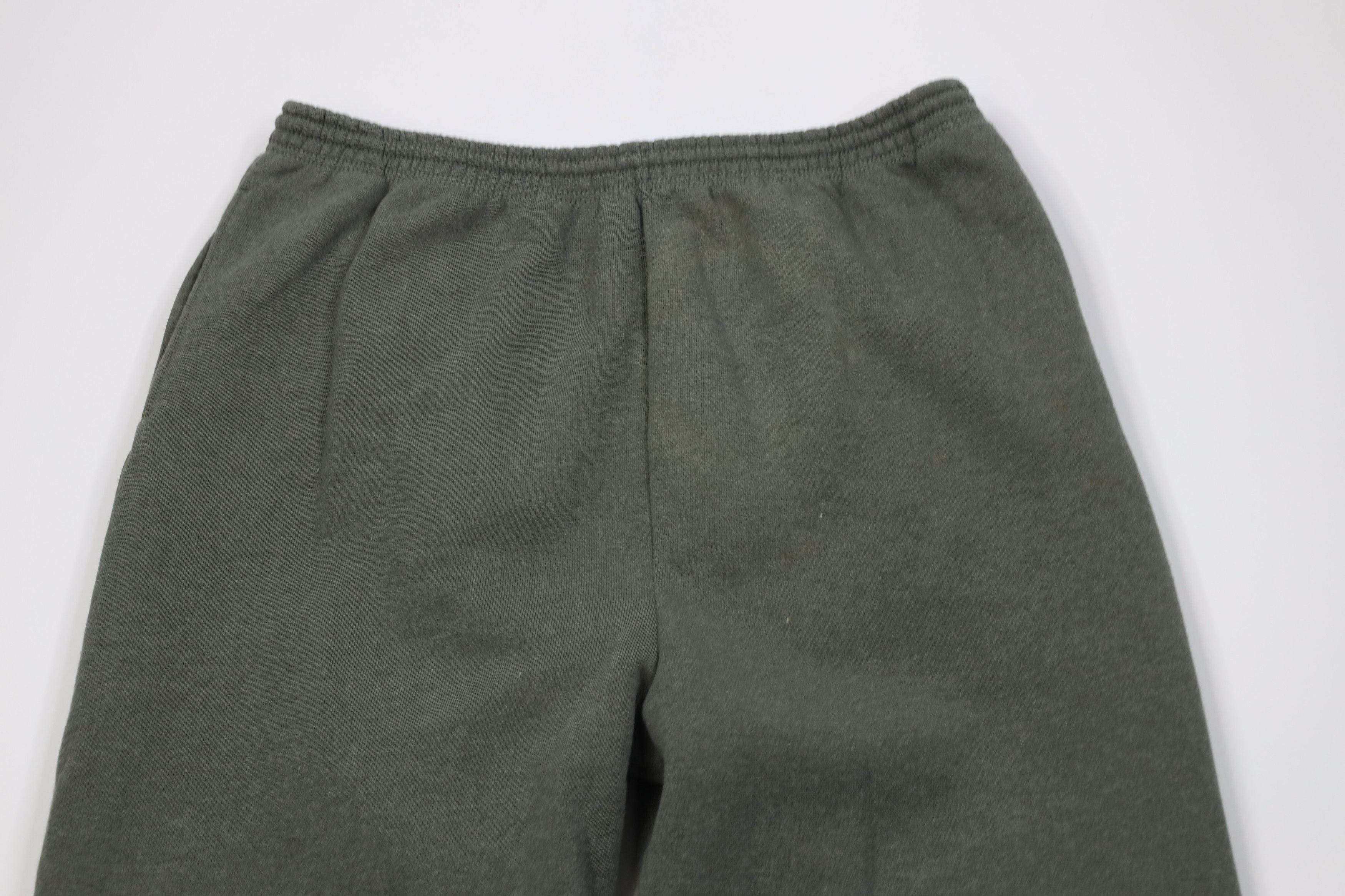 Vintage Vintage 90s Streetwear Heavyweight Sweatpants Joggers Green Size US 38 / EU 54 - 2 Thumbnail