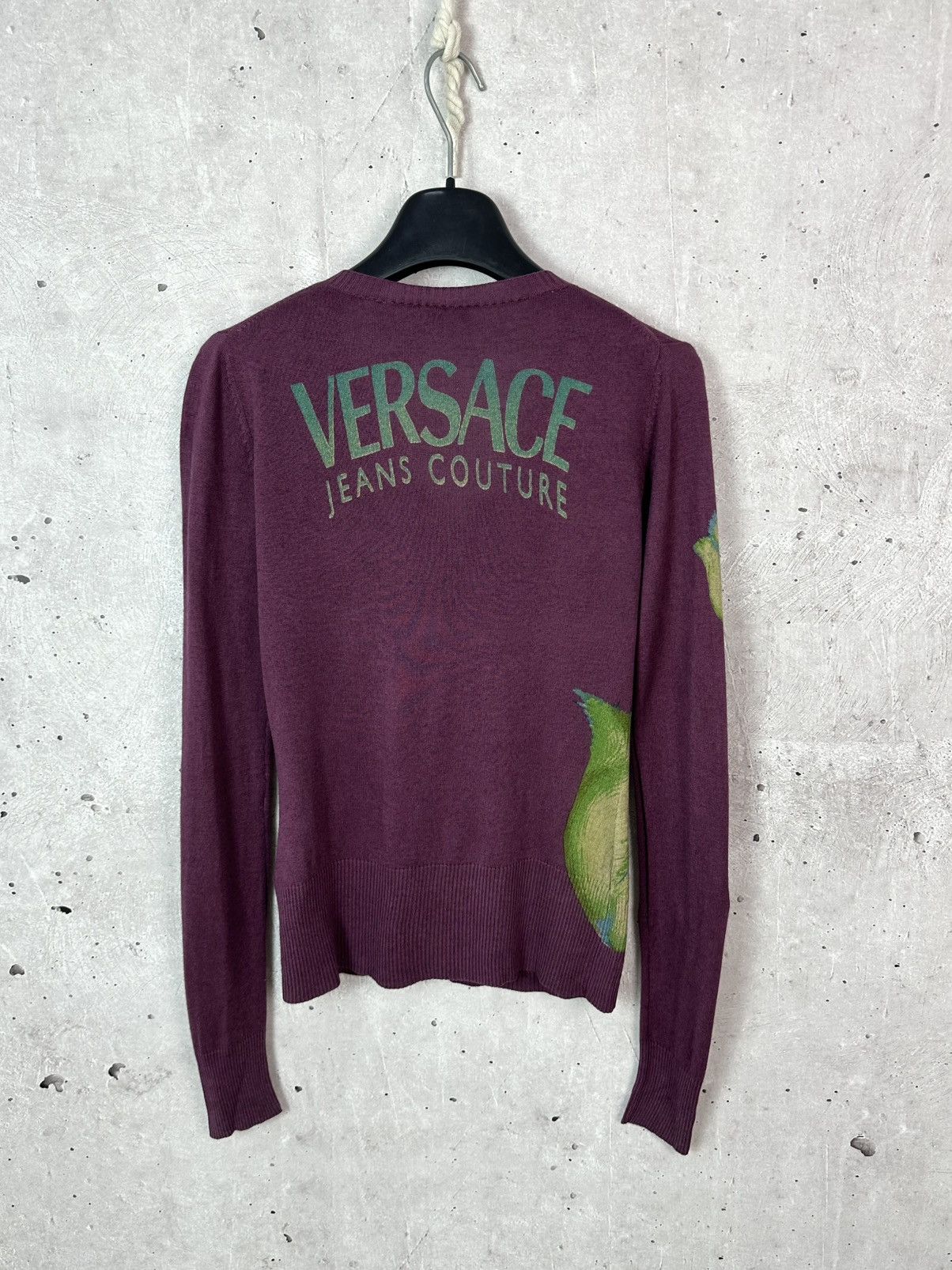 Versace Jeans Couture Vintage Versace Jeans Couture Silk-Cashmere Women’s Sweater Size XS / US 0-2 / IT 36-38 - 6 Thumbnail