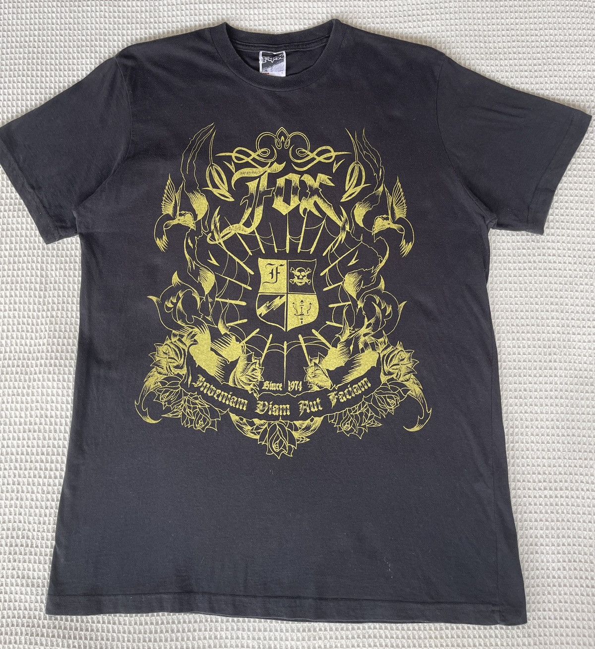 Fox Racing Vintage🔥FOX HEAD🔥Emblem Logo Black Tshirt Size US L / EU 52-54 / 3 - 2 Thumbnail