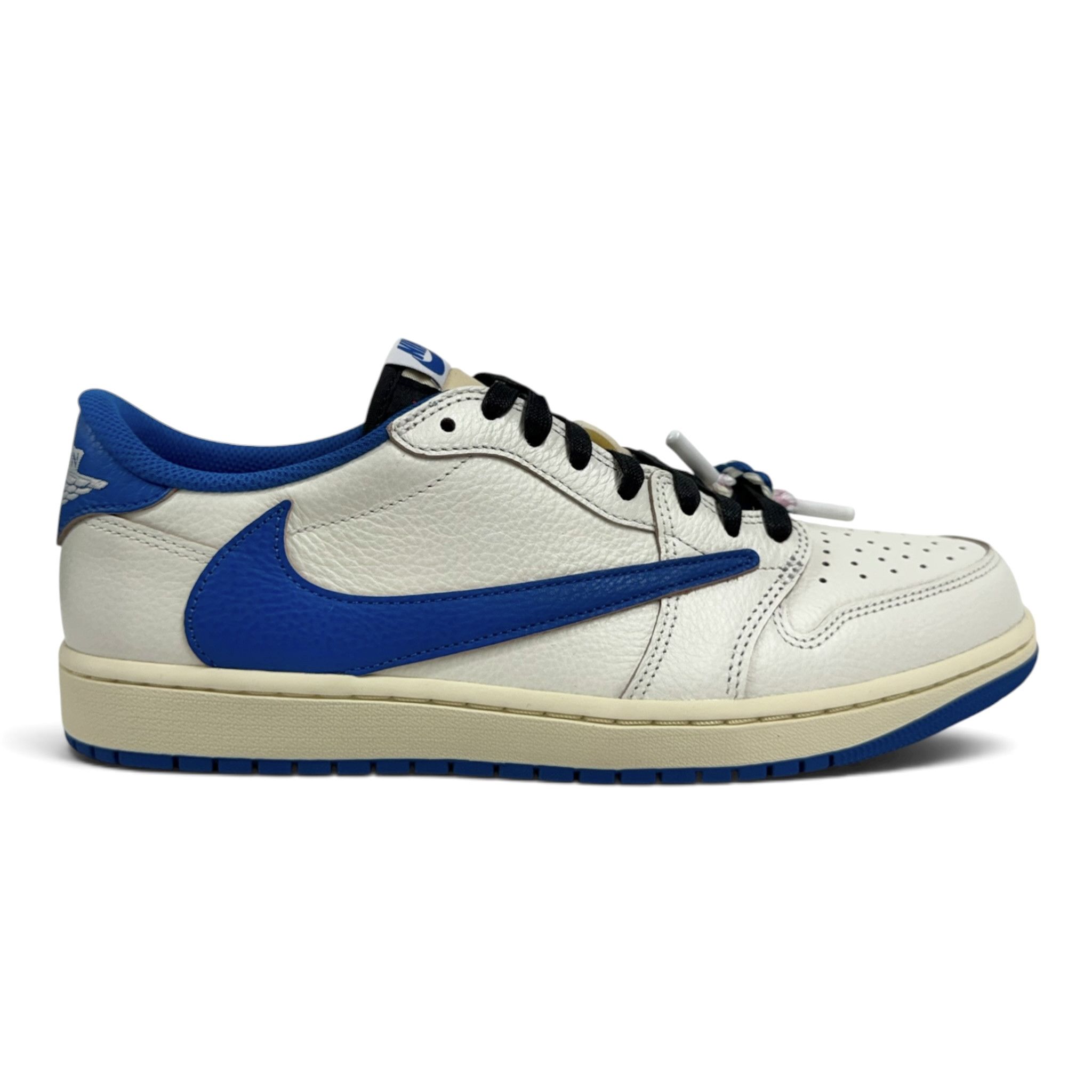 Nike 1 Retro Low OG SP Fragment x Travis Scott Sail Military Blu Size US 10.5 / EU 43-44 - 1 Thumbnail