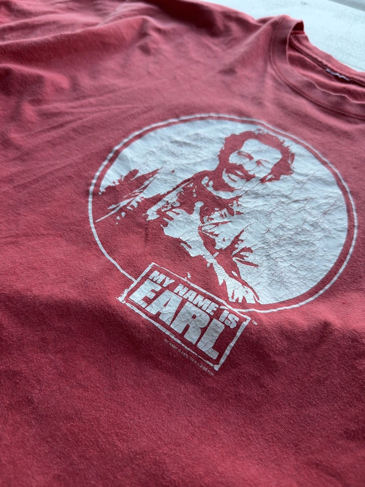 Other Vintage 2008 Promo My Name Is Earl Red TV Show Tee Shirt Size US L / EU 52-54 / 3 - 4 Thumbnail