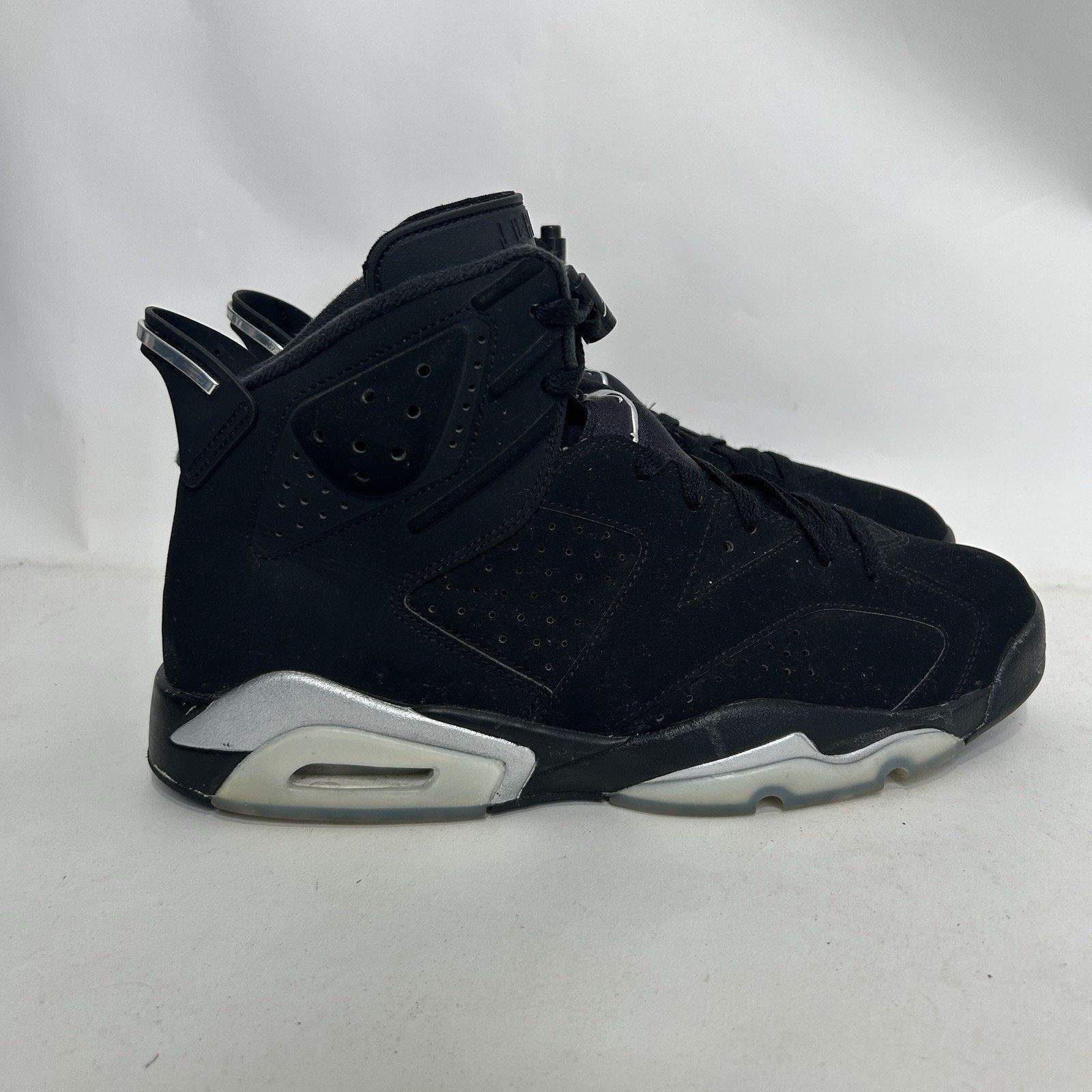 Jordan Brand Nike Air Jordan 6 Retro OG “Chrome/Black Silver” Size US 11.5 / EU 44-45 - 4 Thumbnail