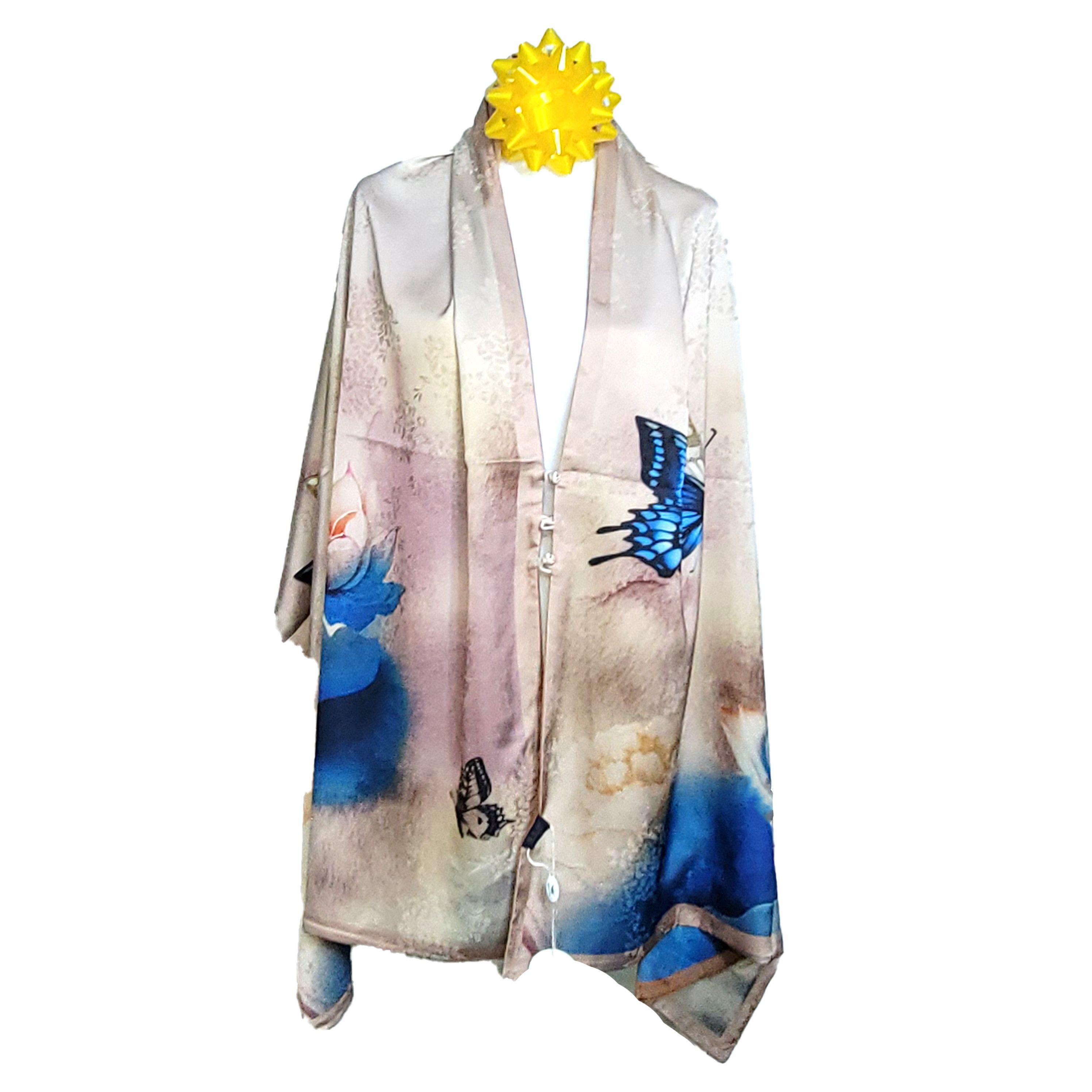 Other NWT Double-Sided Double-Layer Long Silk Scarf 27"x70" PK5992 Size ONE SIZE - 2 Thumbnail