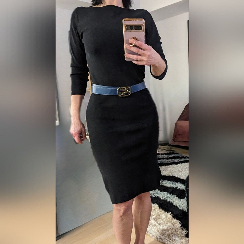 Brunello Cucinelli Brunello Cuccilini Elegant Black Dress Size XS / US 0-2 / IT 36-38 - 6 Thumbnail