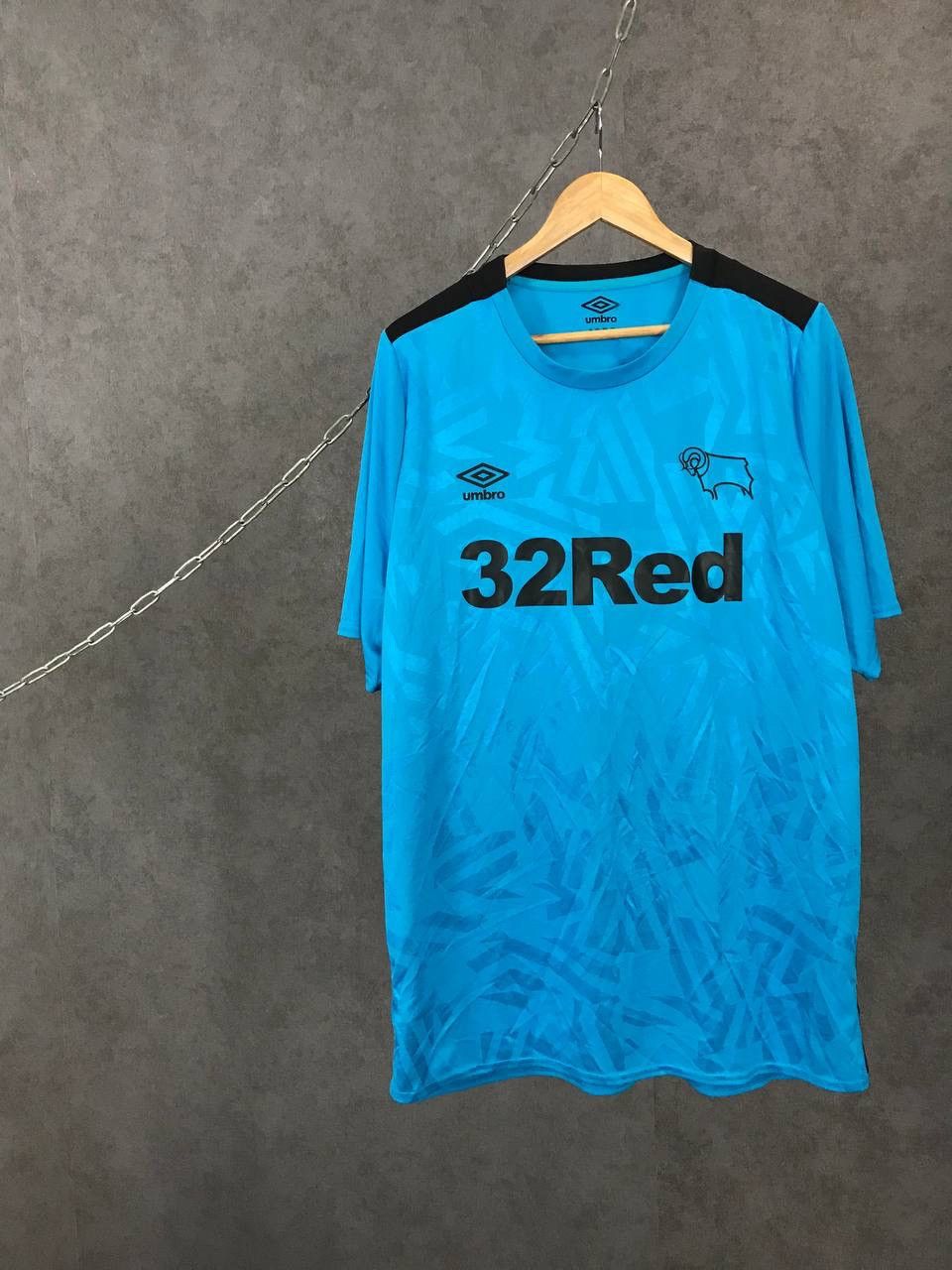 Umbro Derby County soccer jersey umbro sportwear tee Size US XXL / EU 58 / 5 - 1 Thumbnail