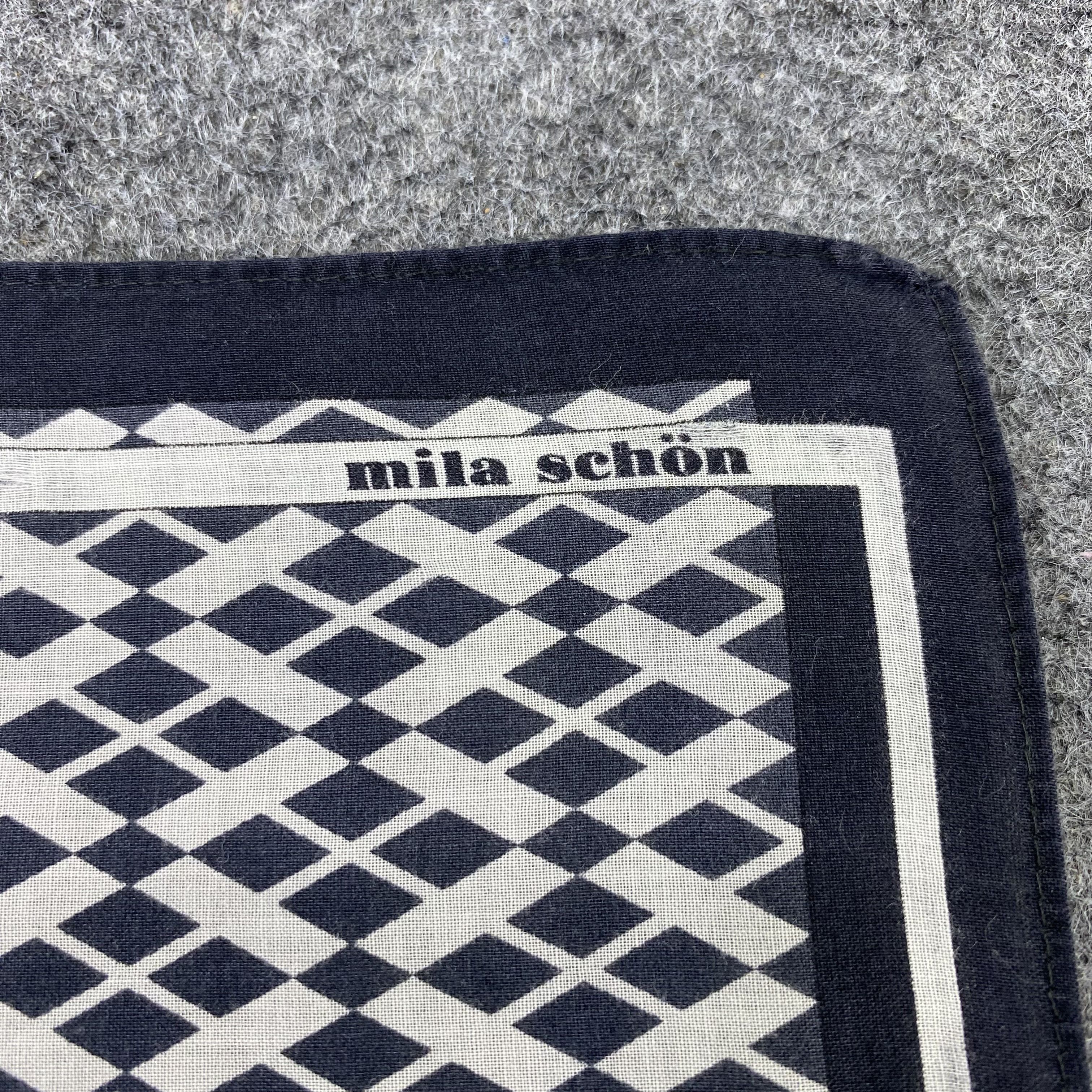 Mila Schon Mila Schon Handkerchief / Bandana / Neckerchief-B1468 Size ONE SIZE - 7 Thumbnail