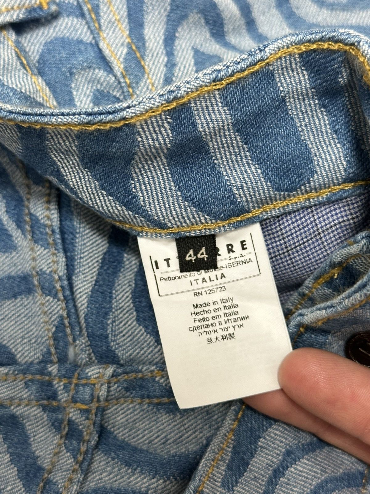 John Galliano Galliano Mini Skirt monogram Size 44 (L) Size 31" - 6 Thumbnail