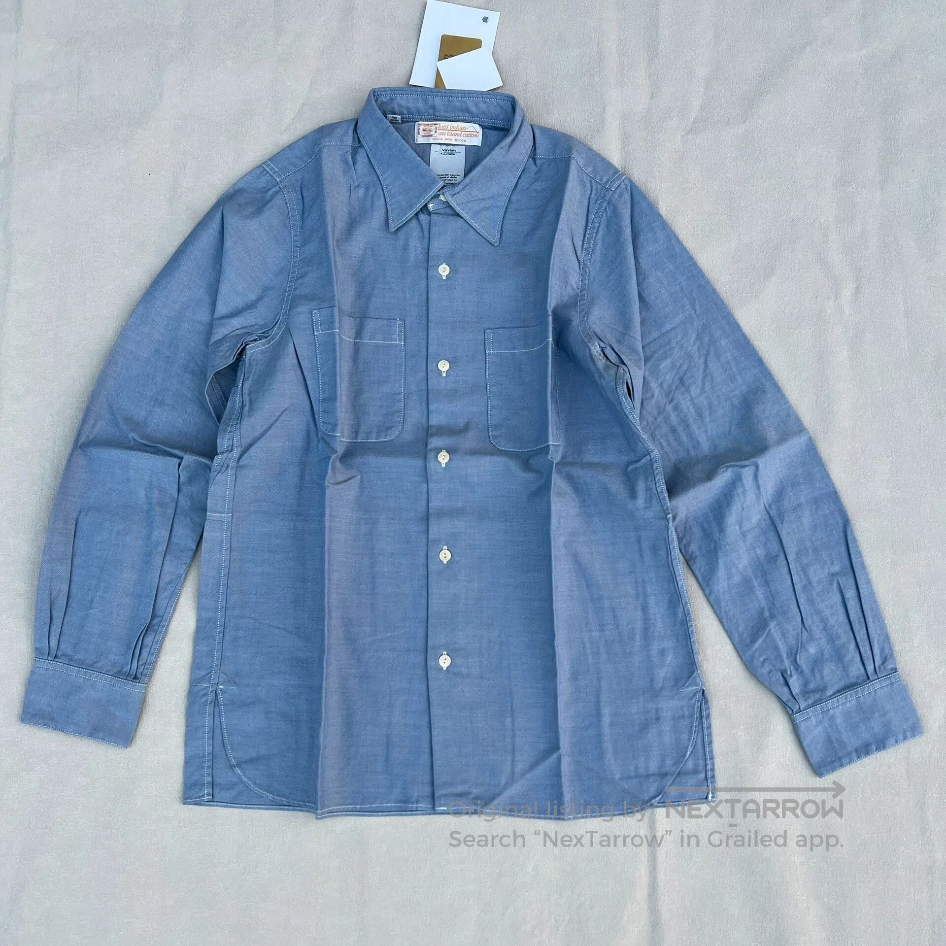Visvim visvim Sea Island Cotton Men's Shirt. Size US M / EU 48-50 / 2 - 1 Thumbnail