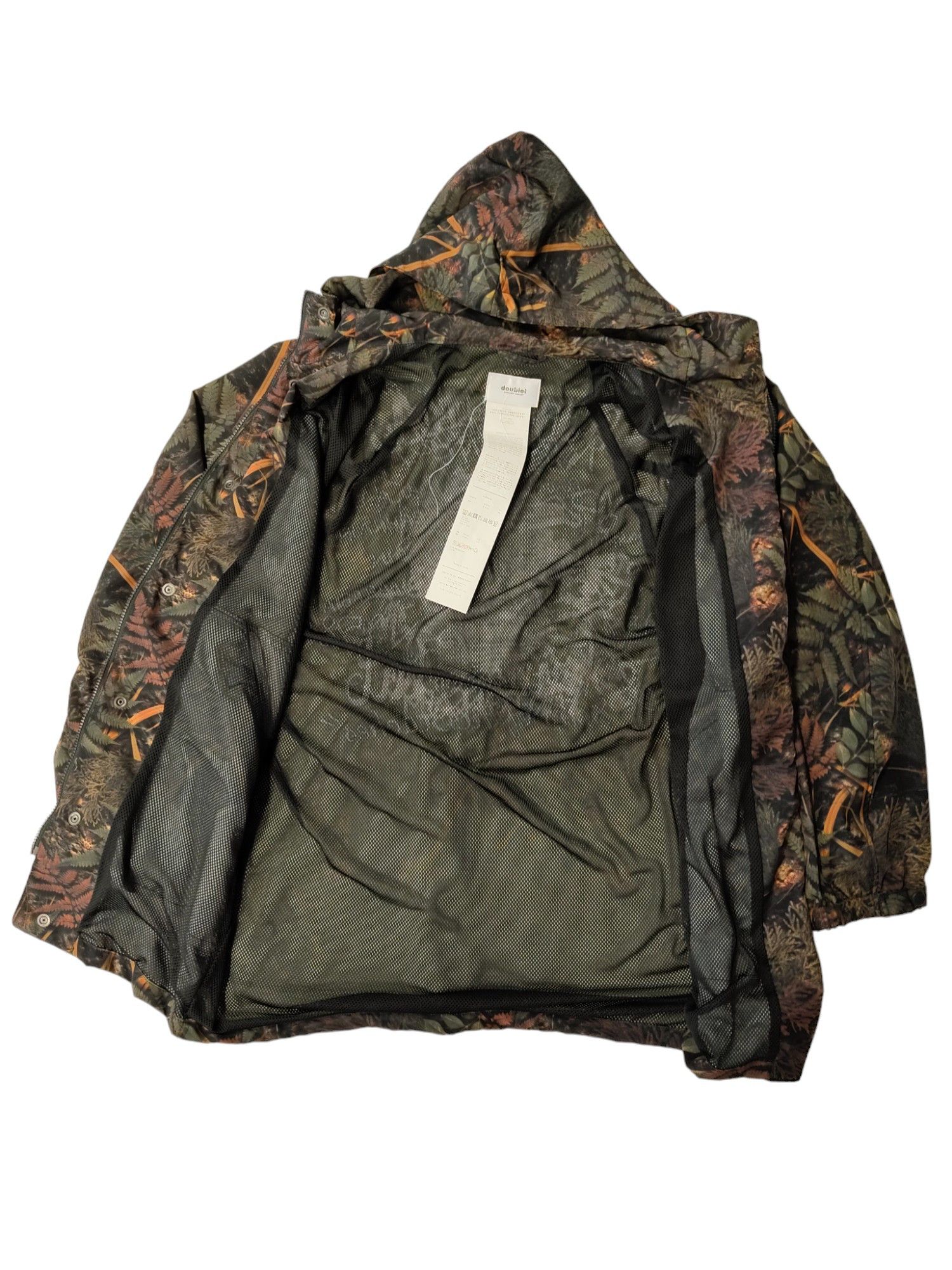 Doublet Dark Olive Autumn Leaves Print Button Up Zip Up Jacket Size US L / EU 52-54 / 3 - 6 Thumbnail