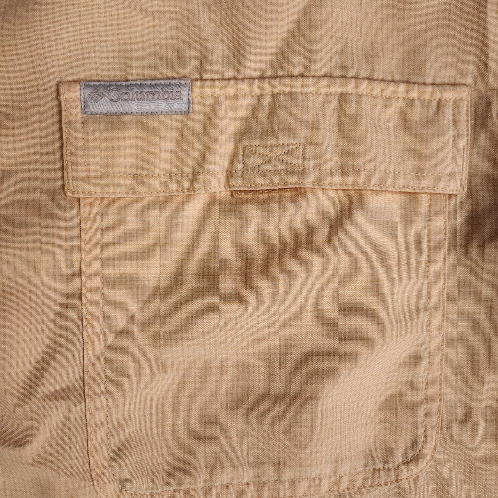 Vintage Columbia Fishing Shirt Mens XL Button Up Short Sleeve UV Yellow Camp Hiking Shirt Size US XL / EU 56 / 4 - 4 Thumbnail