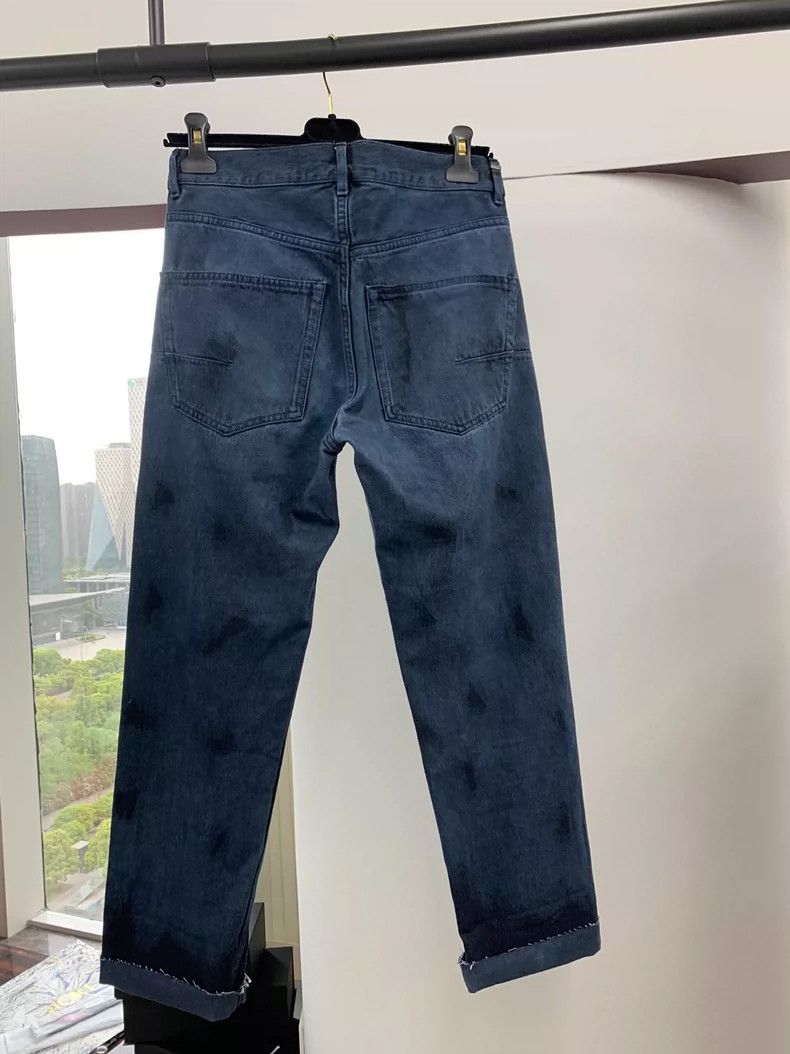 Dior Dior Dark tie-dyed jeans Size 42" / US 20 - 2 Thumbnail