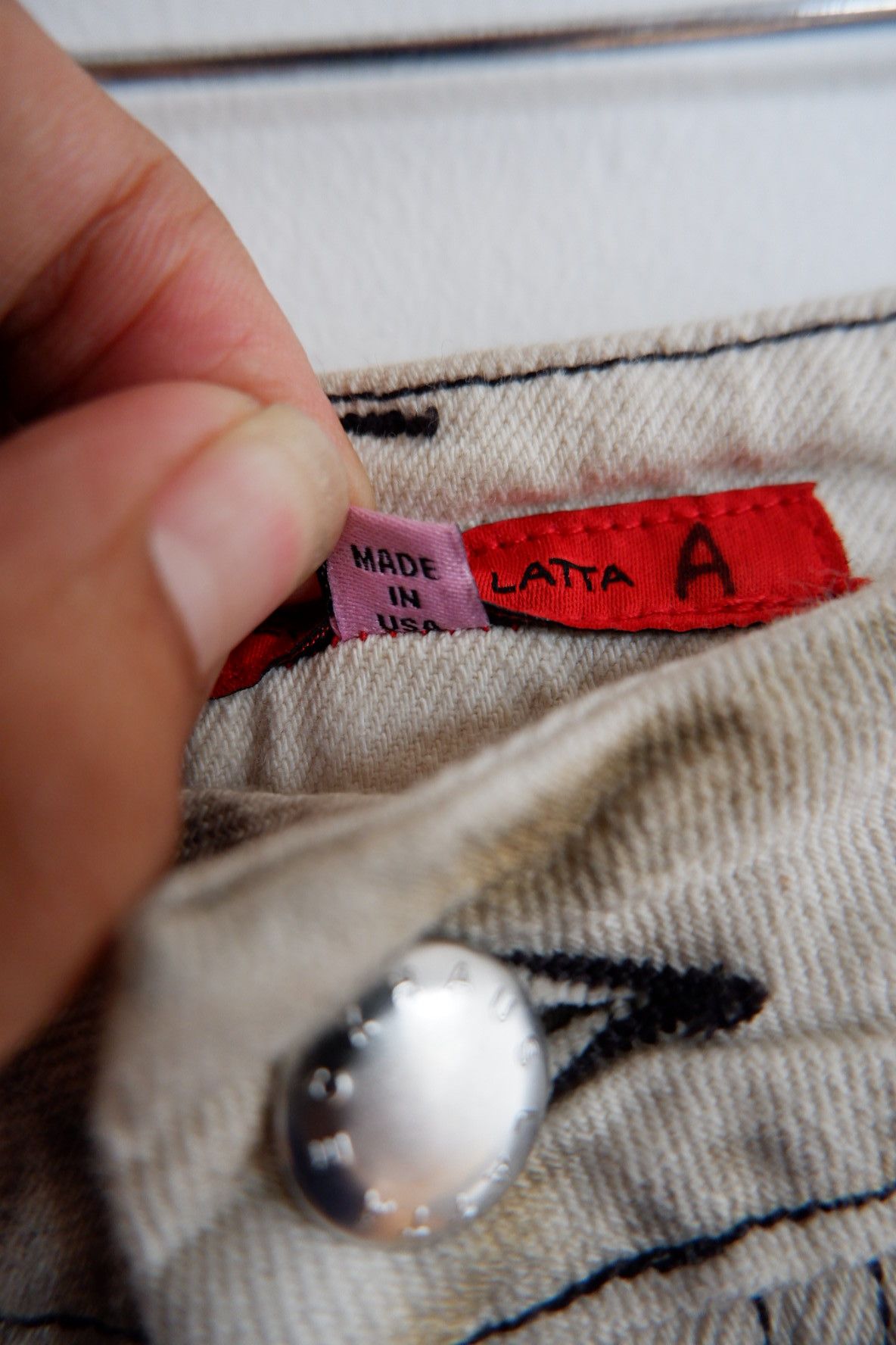 Eckhaus Latta Eckhaus Latte Dirty Dye El Jeans Size US 27 - 10 Thumbnail