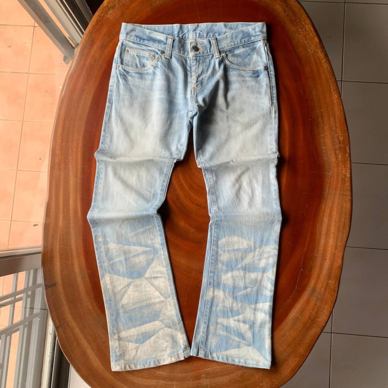 Tornado Mart 💥Archival💥 Flare Vintage Tornado Mart Light Blue Denim Pants Size US 31 - 1 Thumbnail