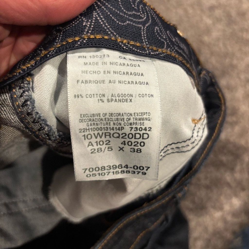 Wrangler Women's Wrangler QBaby Dark Blue Jeans Size 28" / US 6 / IT 42 - 5 Thumbnail