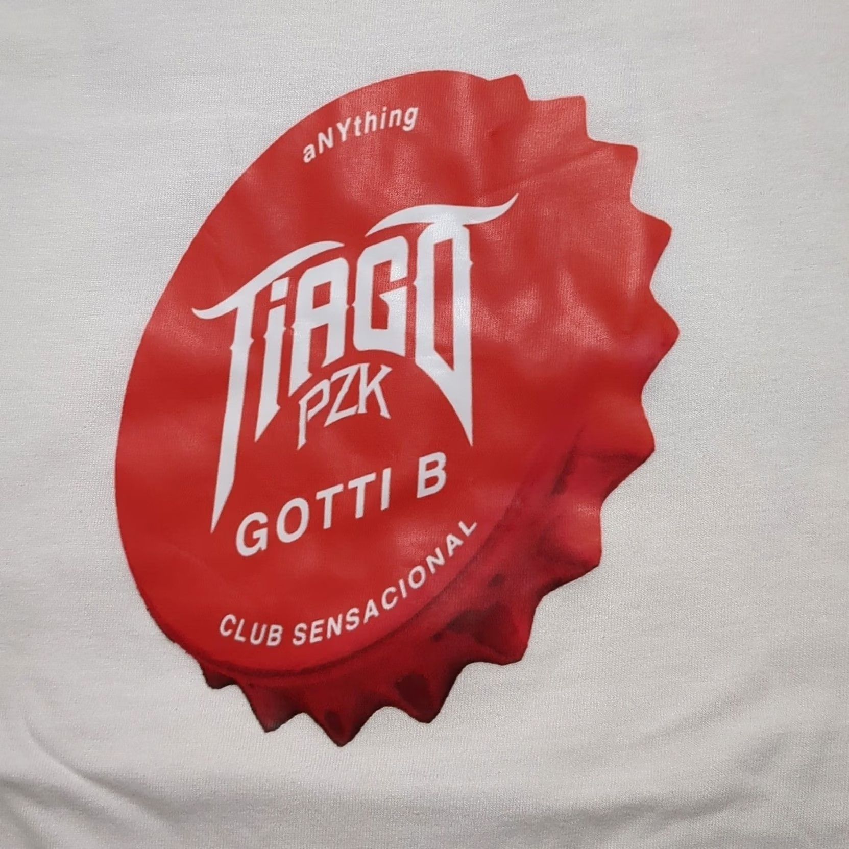 Vintage VINTAGE Tiago PZK Gotti B Club Sensacional graphic tee White S Mens T-Shirt Size US S / EU 44-46 / 1 - 2 Thumbnail