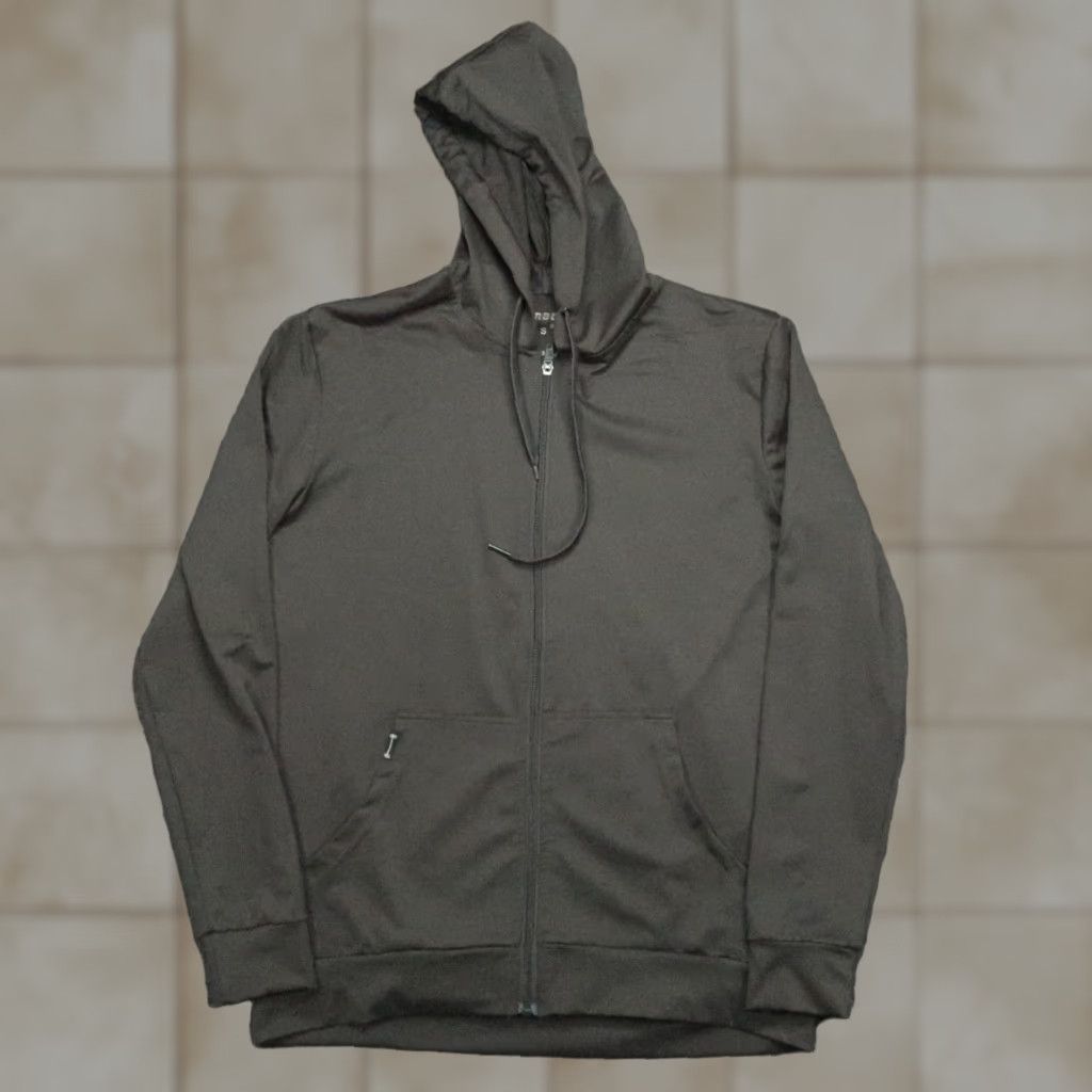 Vintage Barbell Apparel Hoodie Small Gray Full Zip Pockets Athletic Fitness Mens Size US S / EU 44-46 / 1 - 1 Thumbnail