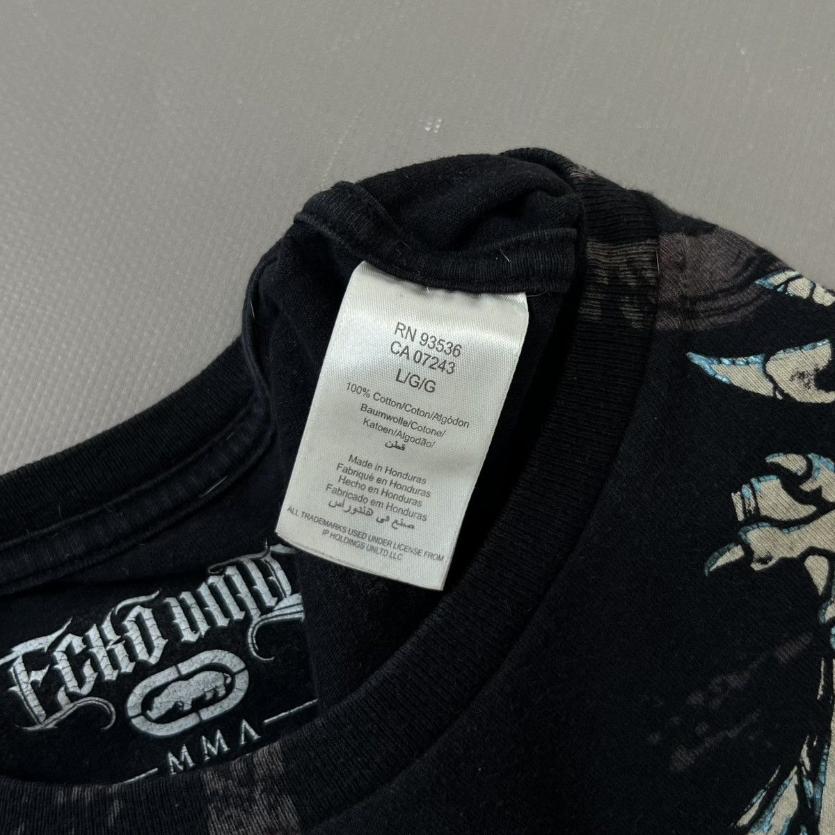 Affliction × Ecko Unltd. × Vintage Ecko Unltd x MMA Cyber Reversed Logo T Shirt Size L Size US L / EU 52-54 / 3 - 13 Thumbnail