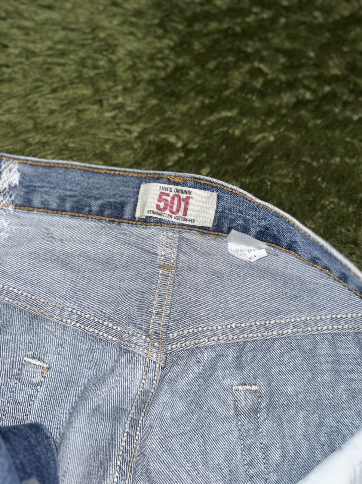 Levi's [W33/L34] Levi’s 501 USA Blank Tab Repair Denim Pants Size US 33 - 4 Thumbnail