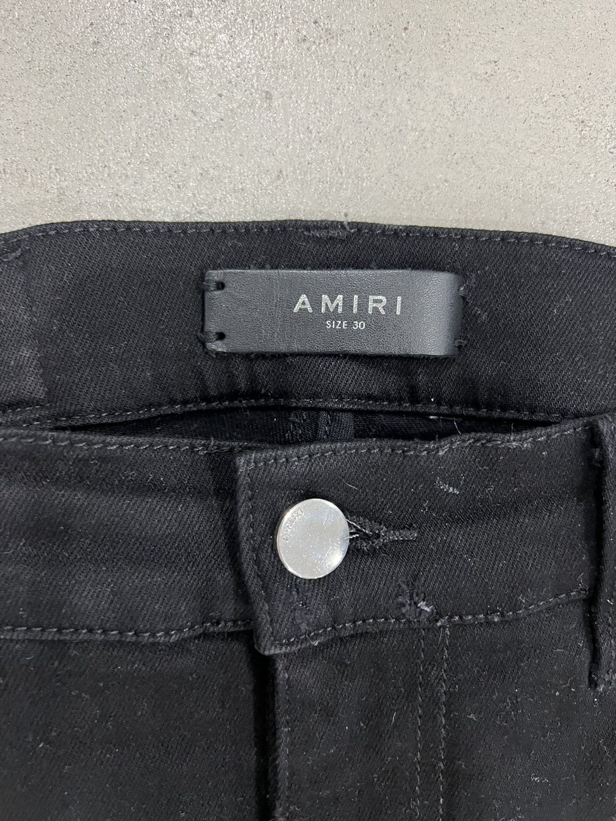 Amiri Amiri Black Thrasher Stacked Jeans Original 1st Release Size US 30 / EU 46 - 8 Thumbnail