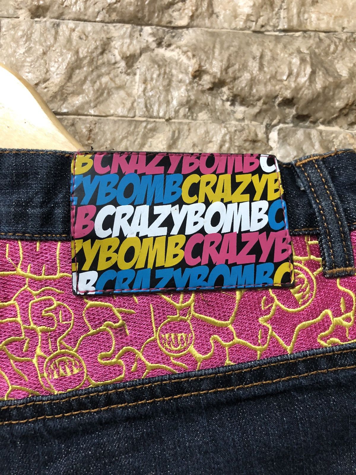 Beauty Beast × Japanese Brand Crazy Bomb Paint Splatter Denim Size US 30 / EU 46 - 5 Thumbnail