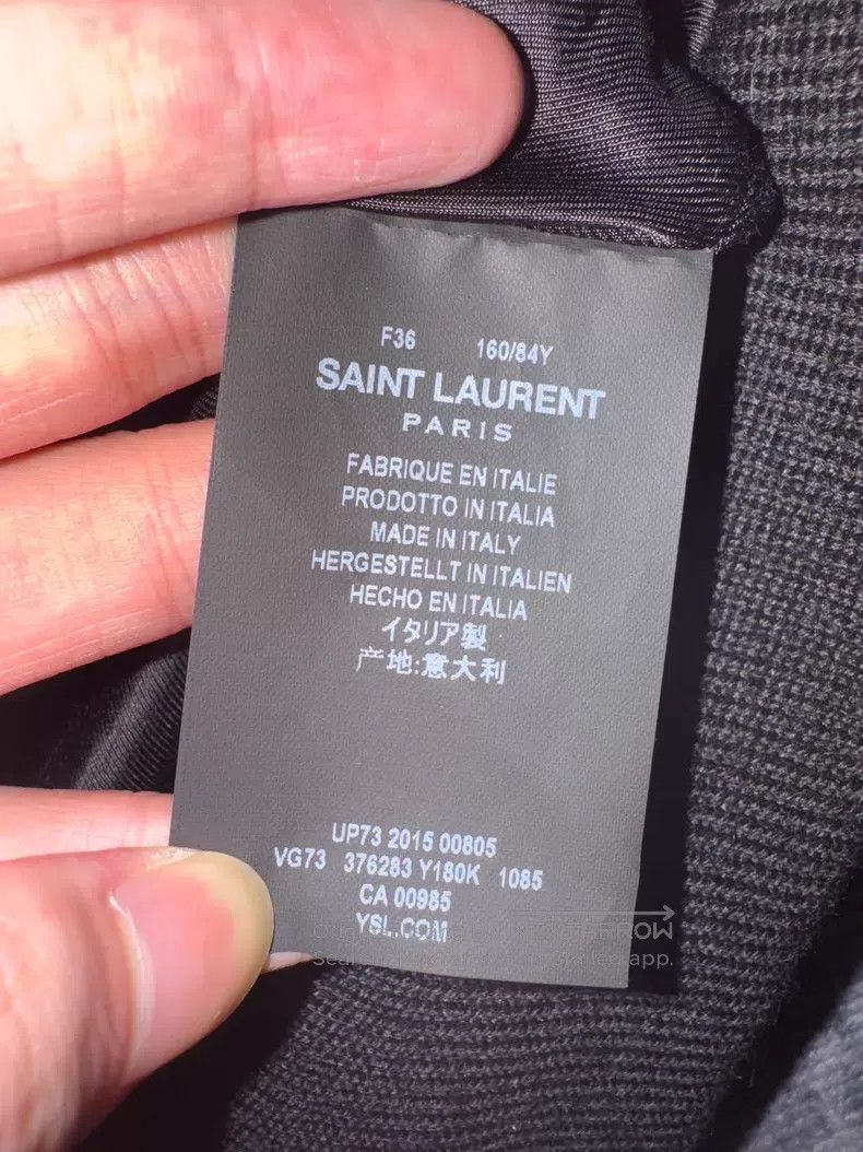 Saint Laurent Paris Saint Laurent Paris Black and Purple Lamb Fur Leopard Prin Size XS / US 0-2 / IT 36-38 - 7 Thumbnail