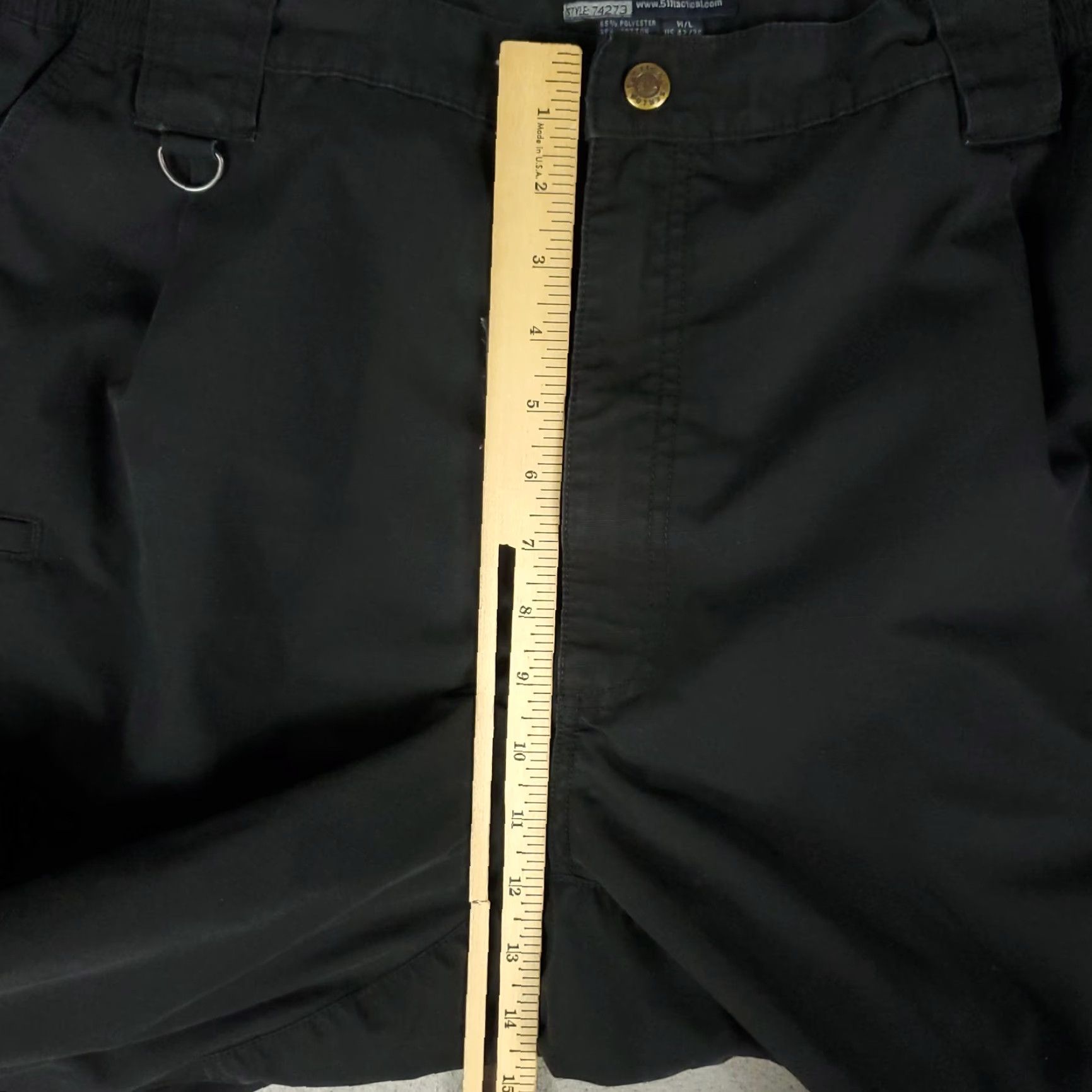 Vintage 5.11 Tactical Pants Mens 42x36 Black Cargo Pocket Straight 5.11 Tactical Mens Pants 42 36 Black Cargo Military Outdoors Classic Universal Mens Size US 42 / EU 58 - 4 Thumbnail