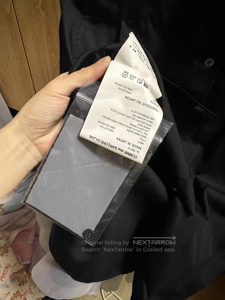 Comme des Garcons Comme Des Garcons Black and White Layered Shirt Size XS / US 0-2 / IT 36-38 - 4 Thumbnail