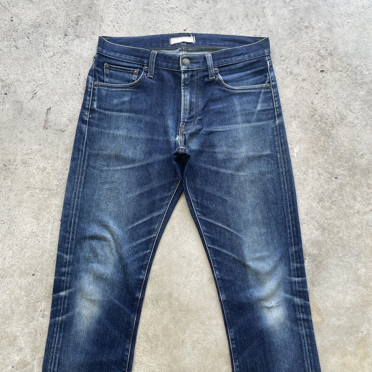 Japanese Brand × Jean W31 Vintage Japanese Faded Skinny Jeans Denim Pants Size US 31 - 3 Thumbnail