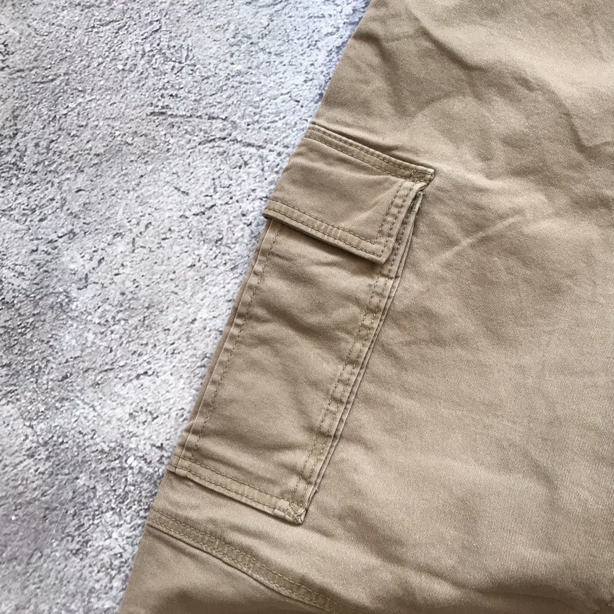 Vintage Vintage 90s Baggy Cargo Pants Distressed Workwear Streetwear Size US 33 - 3 Thumbnail