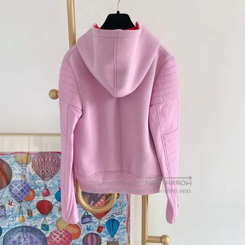 Givenchy Givenchy Pink Lambskin Women's Jacket . Size M / US 6-8 / IT 42-44 - 5 Thumbnail