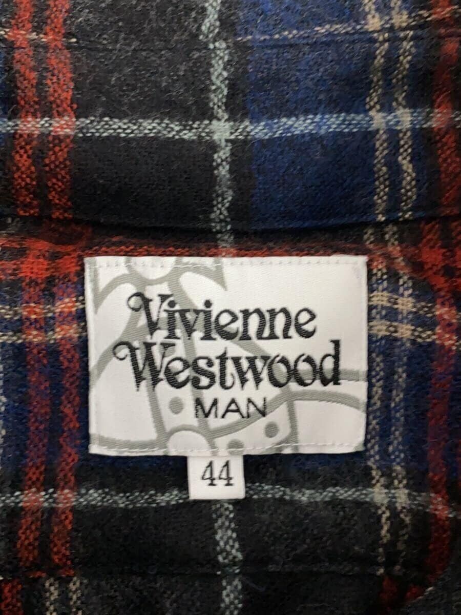 Vivienne Westwood Checkered Orb Wool Shirt Size US S / EU 44-46 / 1 - 3 Thumbnail