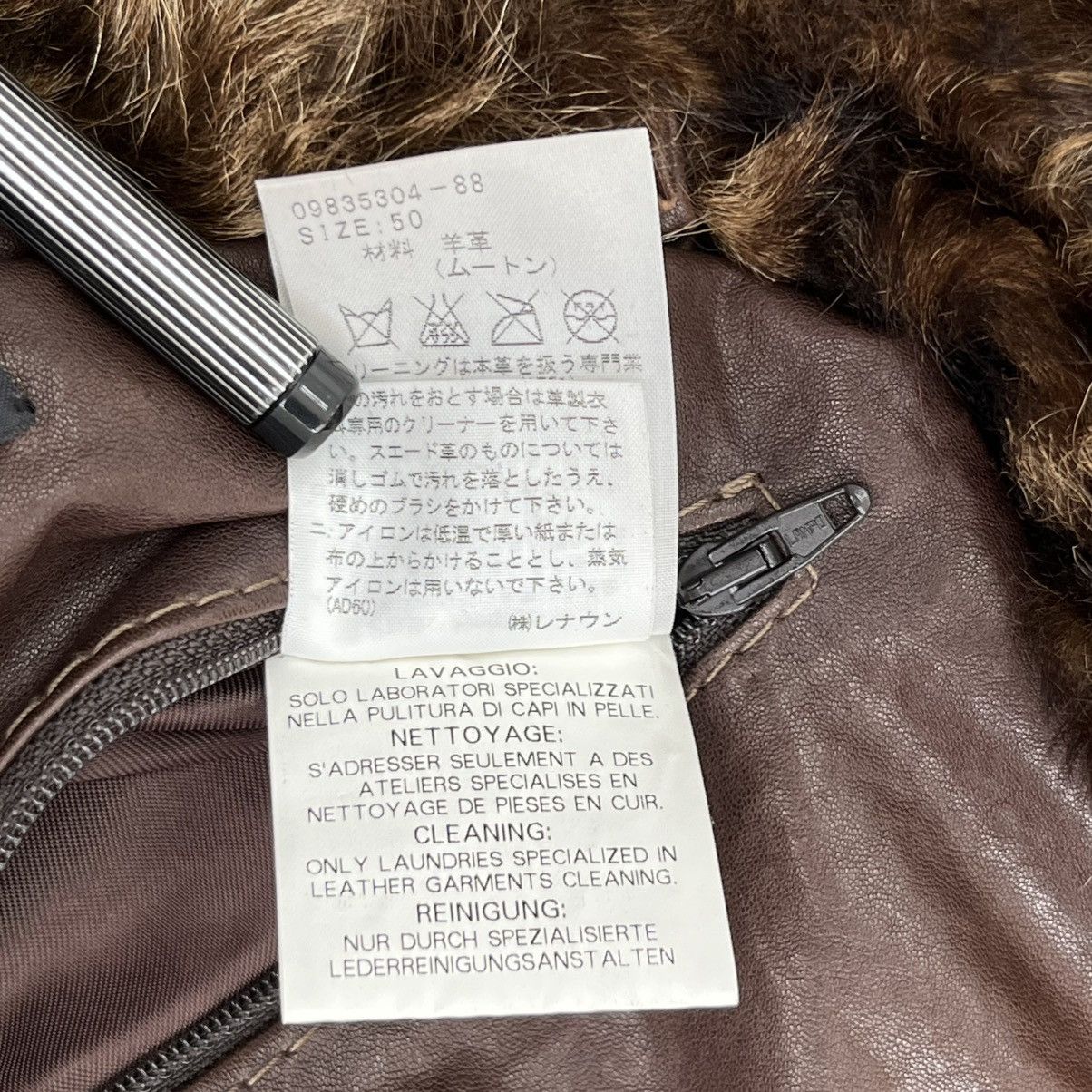 Japanese Brand Niblick Sheepskin Shearling Sun Faded Coat Size US M / EU 48-50 / 2 - 11 Thumbnail