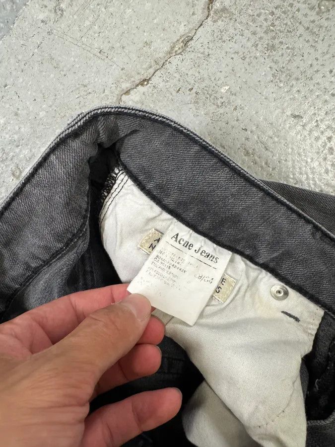 Acne Studios × Designer × Vintage 2000s Acne Studios Slim Grey Faded Denim Jeans Size US 39 - 8 Thumbnail