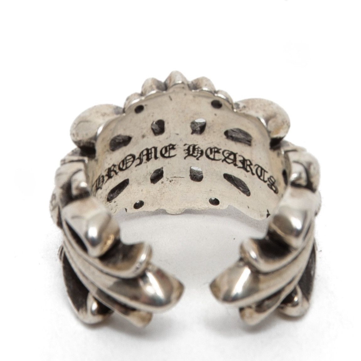 Chrome Hearts Double Floral Cross Ring (.925 Silver) Size ONE SIZE - 5 Thumbnail