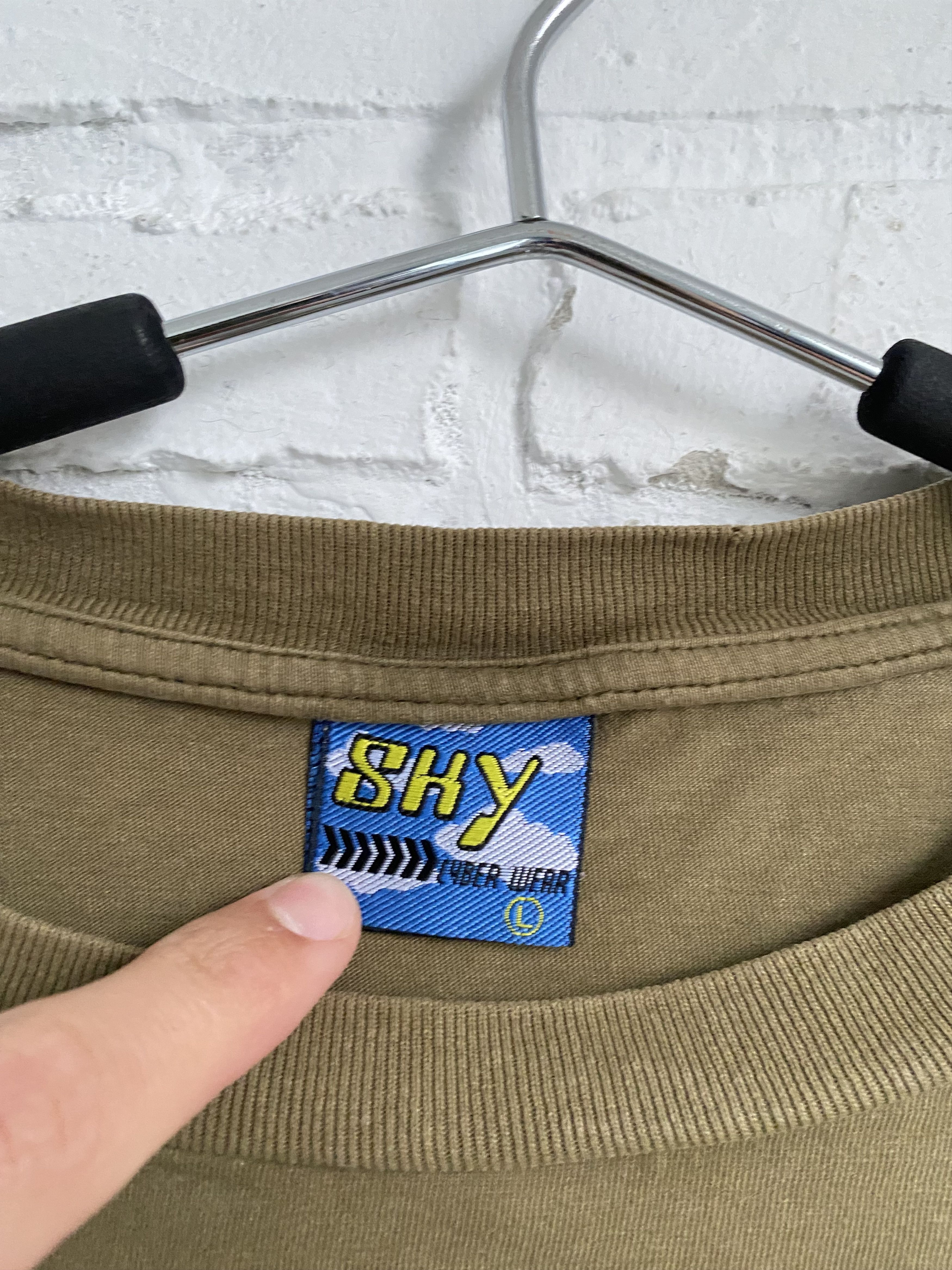 Hook-Ups × Vintage Vintage 90s sky cyber wear Super Fro sk8 t-shirt Size US M / EU 48-50 / 2 - 2 Thumbnail