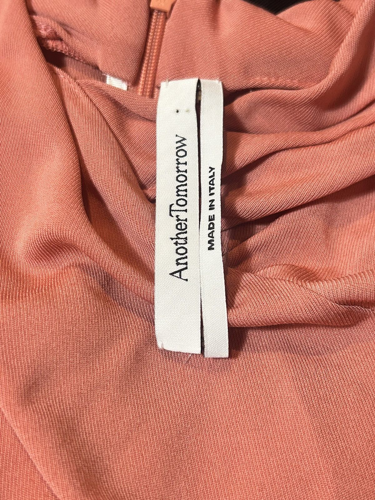 Another Tomorrow SS23 Drape Mock Neck Long sleeve Size S / US 4 / IT 40 - 4 Thumbnail