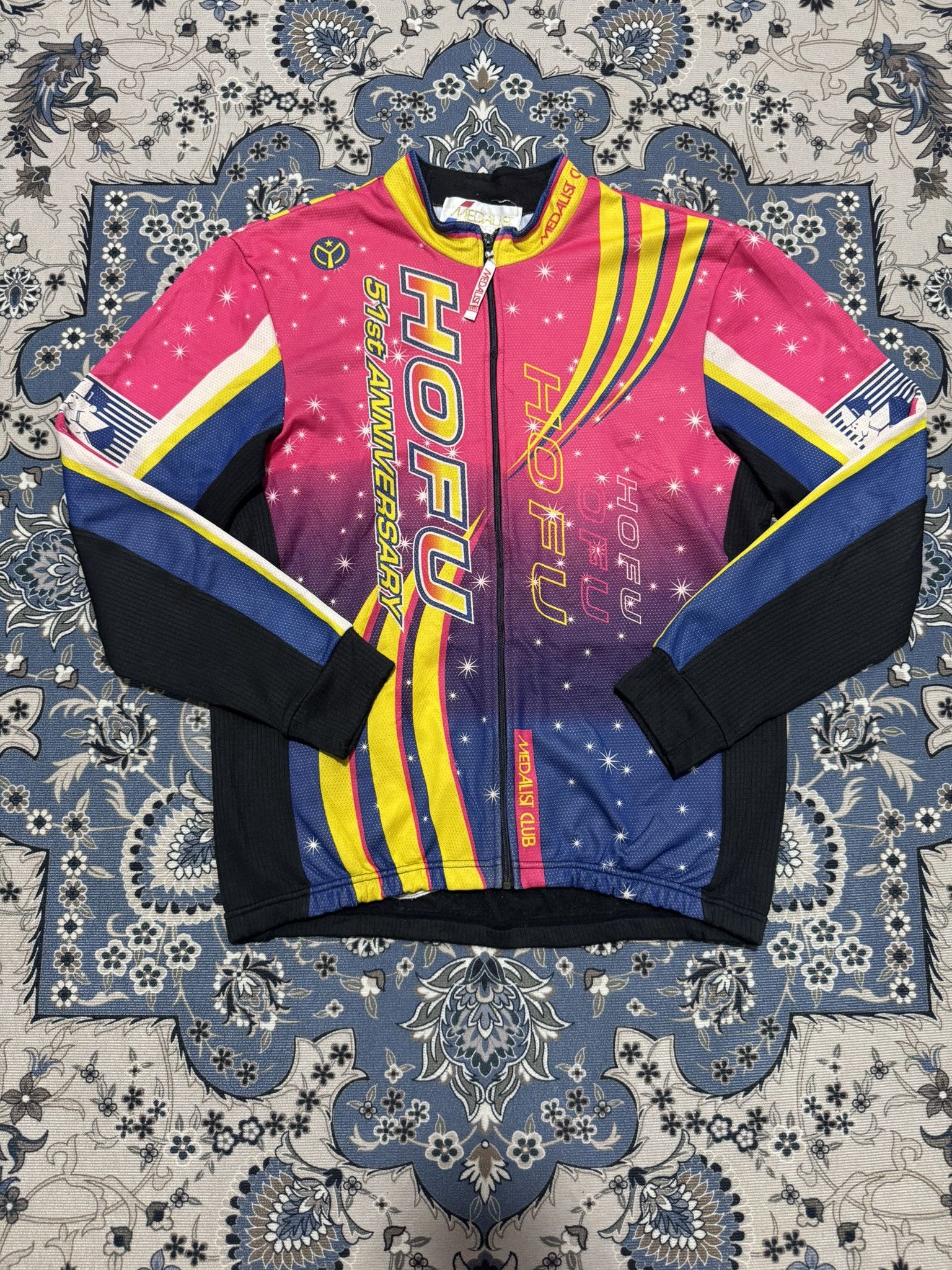 Fox Racing × Japanese Brand × Sports Specialties Vintage Medalist Club Cycling Jersey Hofu 51 Anniversary Size US M / EU 48-50 / 2 - 1 Thumbnail