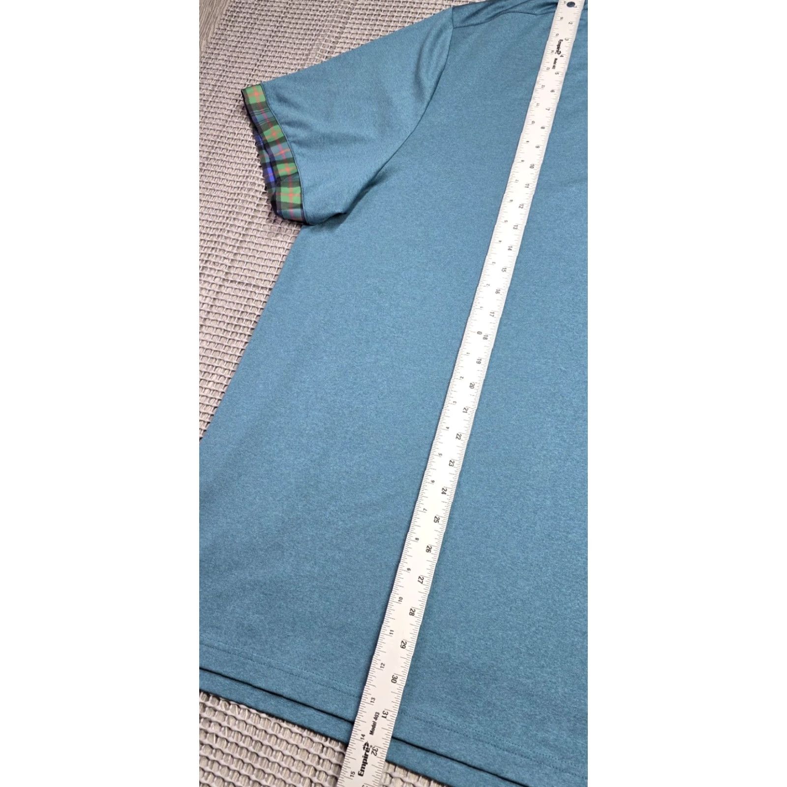 Vintage william murray Polo Shirt Golf 2XL Green Solid Short Sleeve Mens Polo Size US XXL / EU 58 / 5 - 7 Thumbnail