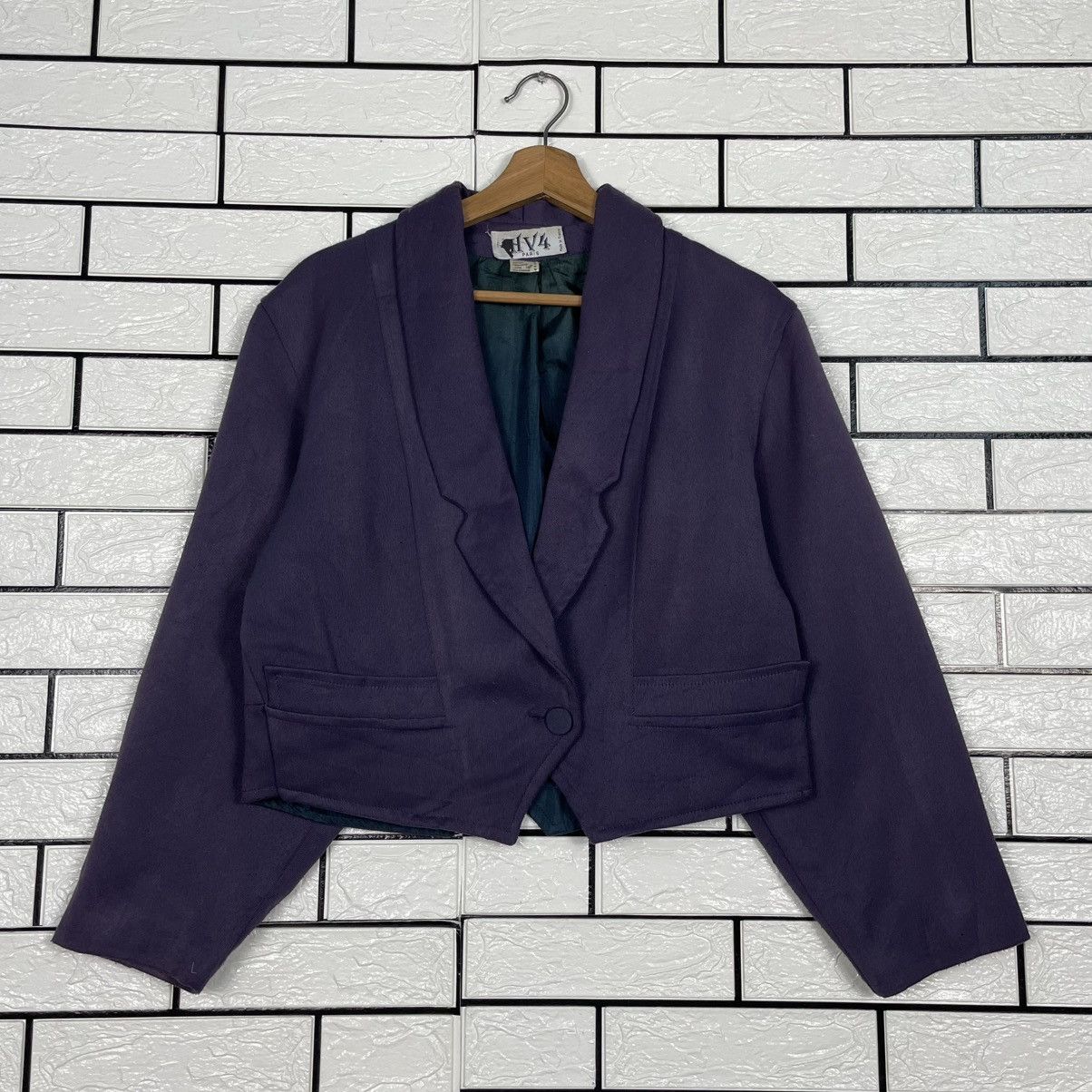 Other Made In France HV4 Women Crop Jacket Size M / US 6-8 / IT 42-44 - 1 Thumbnail