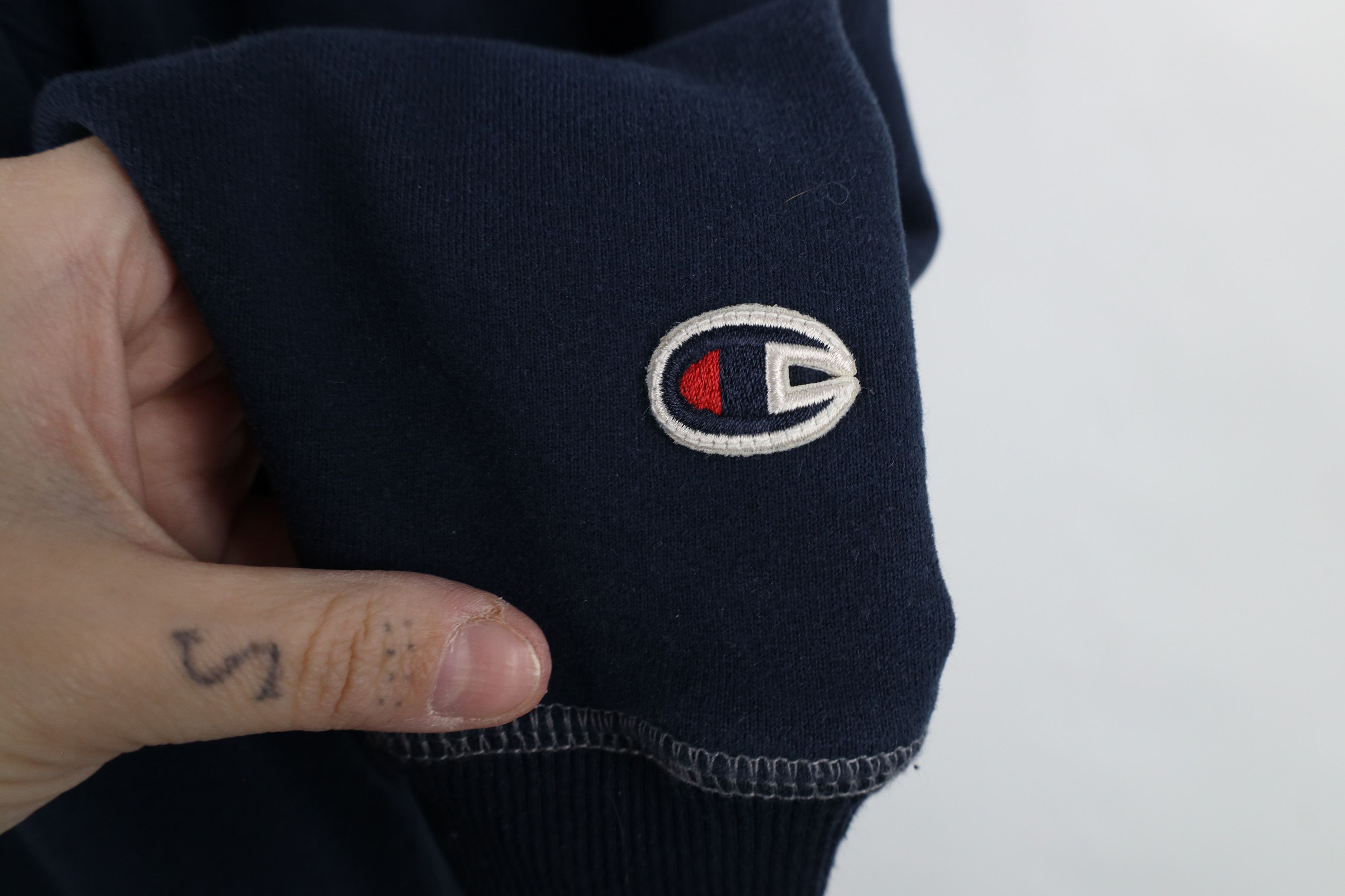 Champion × Vintage Vintage 90s Champion Heavyweight University of Sweatshirt Size US XXL / EU 58 / 5 - 4 Thumbnail