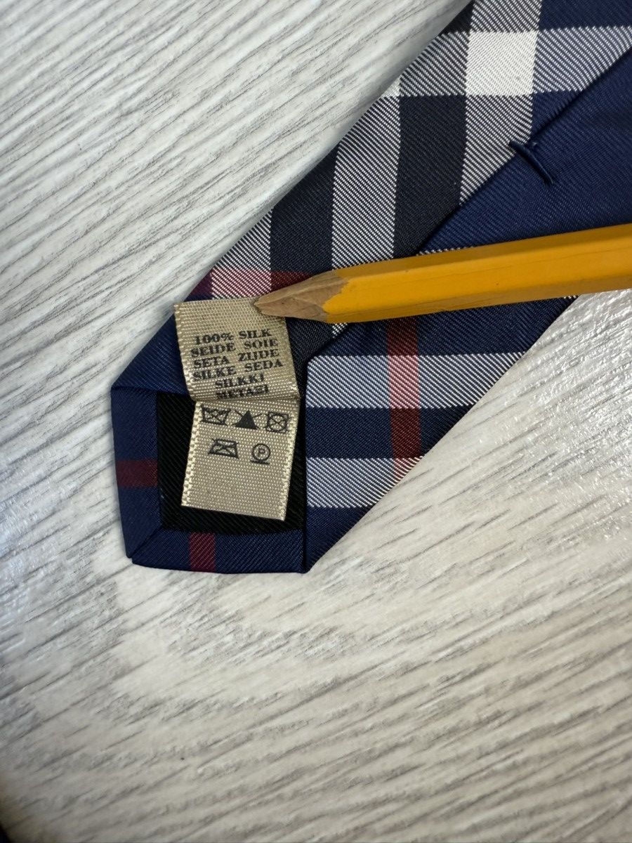 Burberry Burberry NoVa Check Silk Tie Size ONE SIZE - 4 Thumbnail