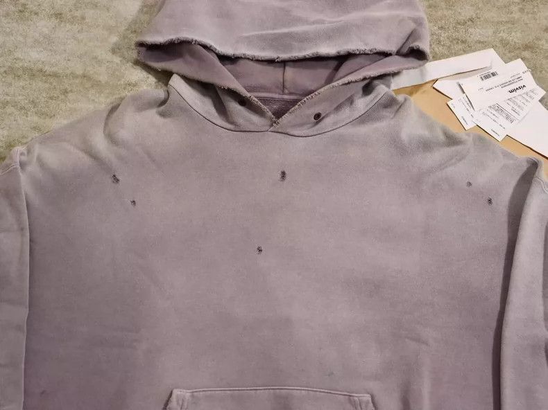Visvim Visvim Hoodie with Distressed Detail and Dyeing-2506 Size US L / EU 52-54 / 3 - 4 Thumbnail