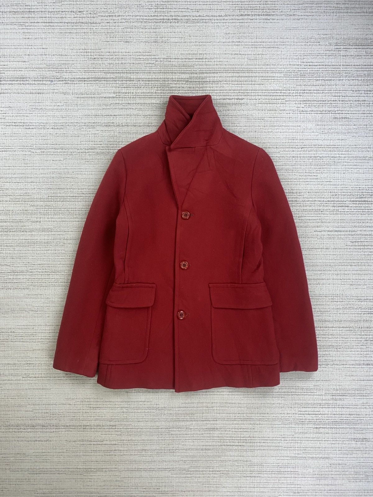 Yohji Yamamoto 🔥STEALS Yohji Yamamoto Ined Wool Jacket Size M / US 6-8 / IT 42-44 - 5 Thumbnail